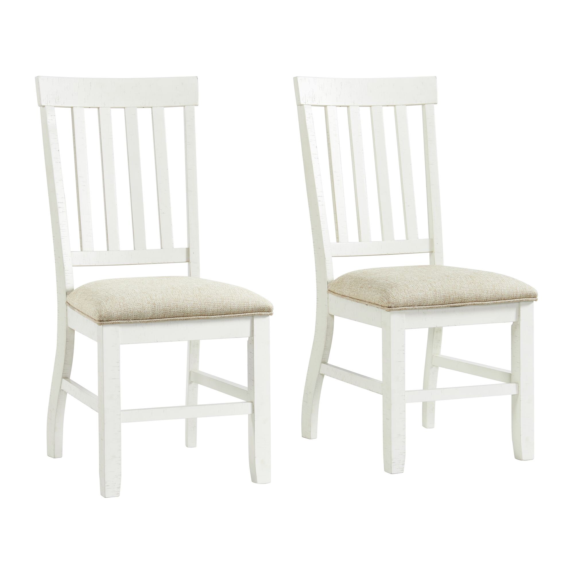 Picket House Furnishings DST700SC Set of 2 Polyester Upholstered Dining Side Chair (Composite Frame)