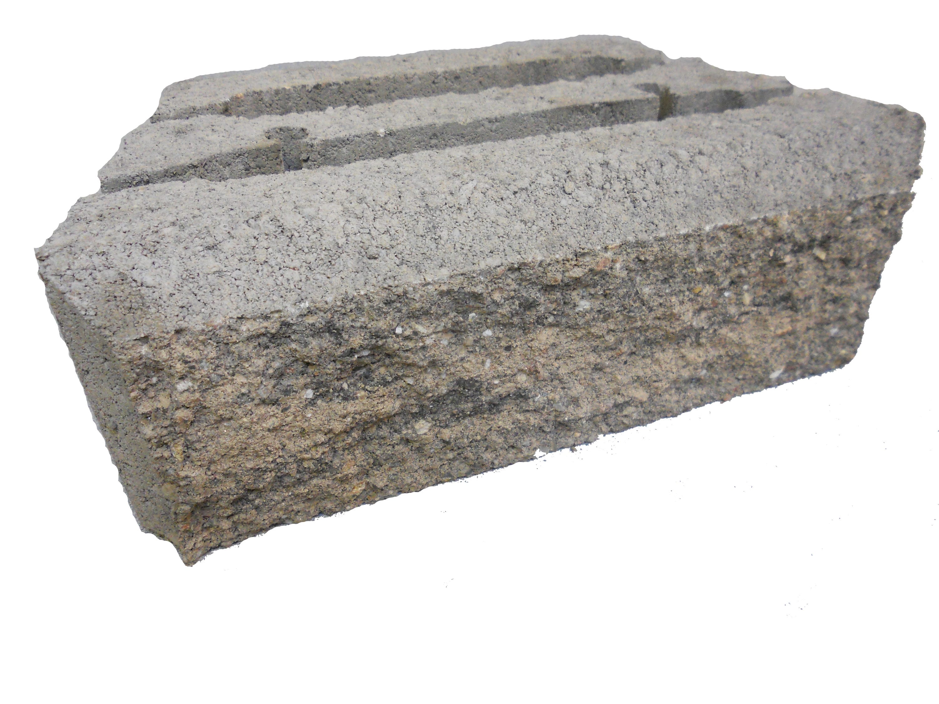 4-in H x 12-in L x 7-in D Tan Brown Concrete Retaining Wall Block | - Lowe's LIWALLTC