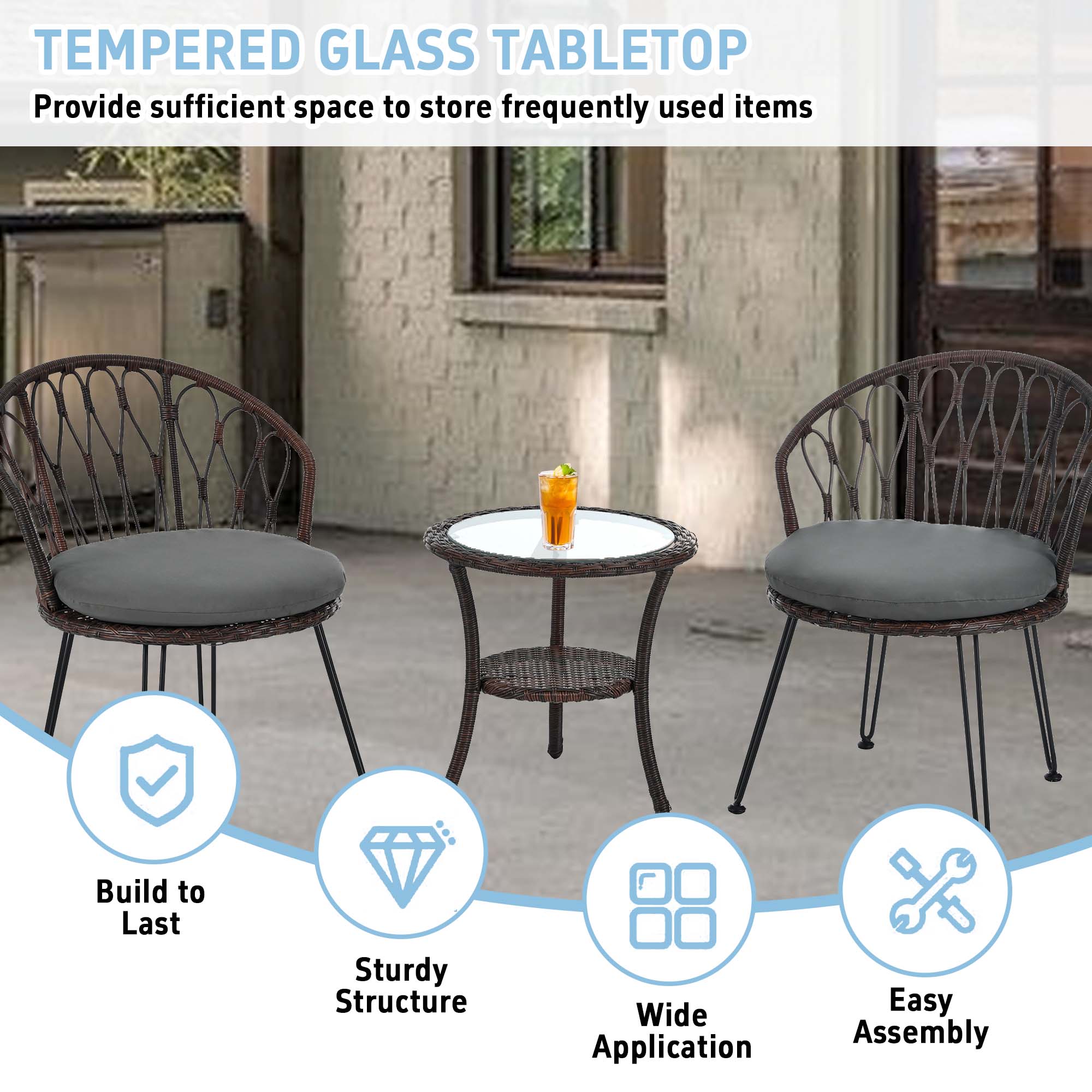 Sunrinx MG51-7-CS Patio-Conversation-Sets - View #7