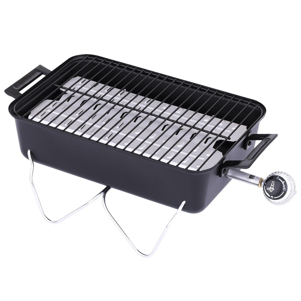 Char Broil 187 Sq in Black Portable Liquid Propane Grill at Lowes