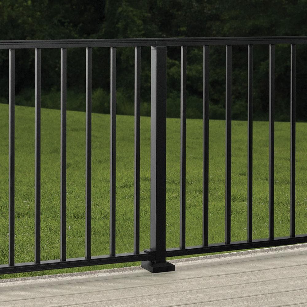 Trex Signature Railing 2.5-in x 2.5-in x 3-1/4-ft Charcoal Black ...