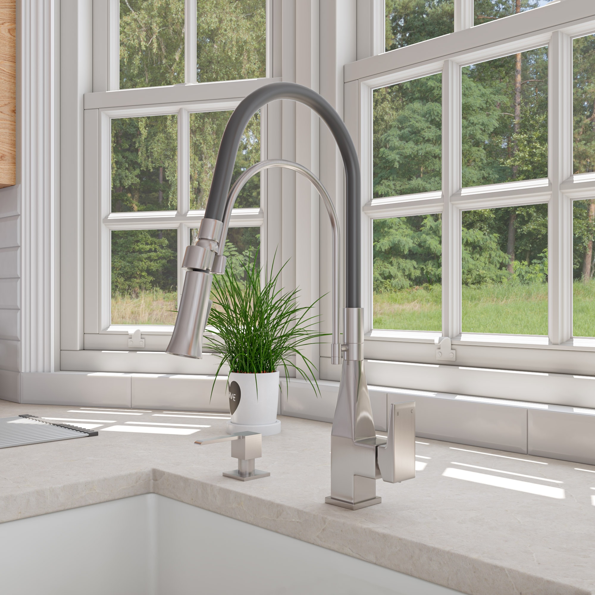 ALFI ABKF3023-BN Kitchen-Faucets - View #4