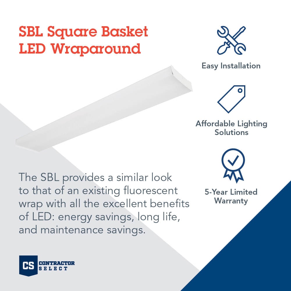 Lithonia Lighting SBL4 Wraparound-Lights - View #6