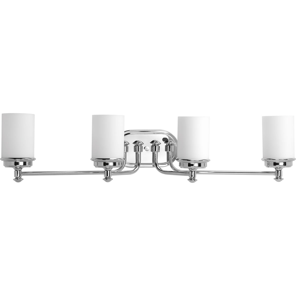 Progress Lighting P300015-015 Glide 34-in 4 -Light Polished Chrome Traditional Vanity light