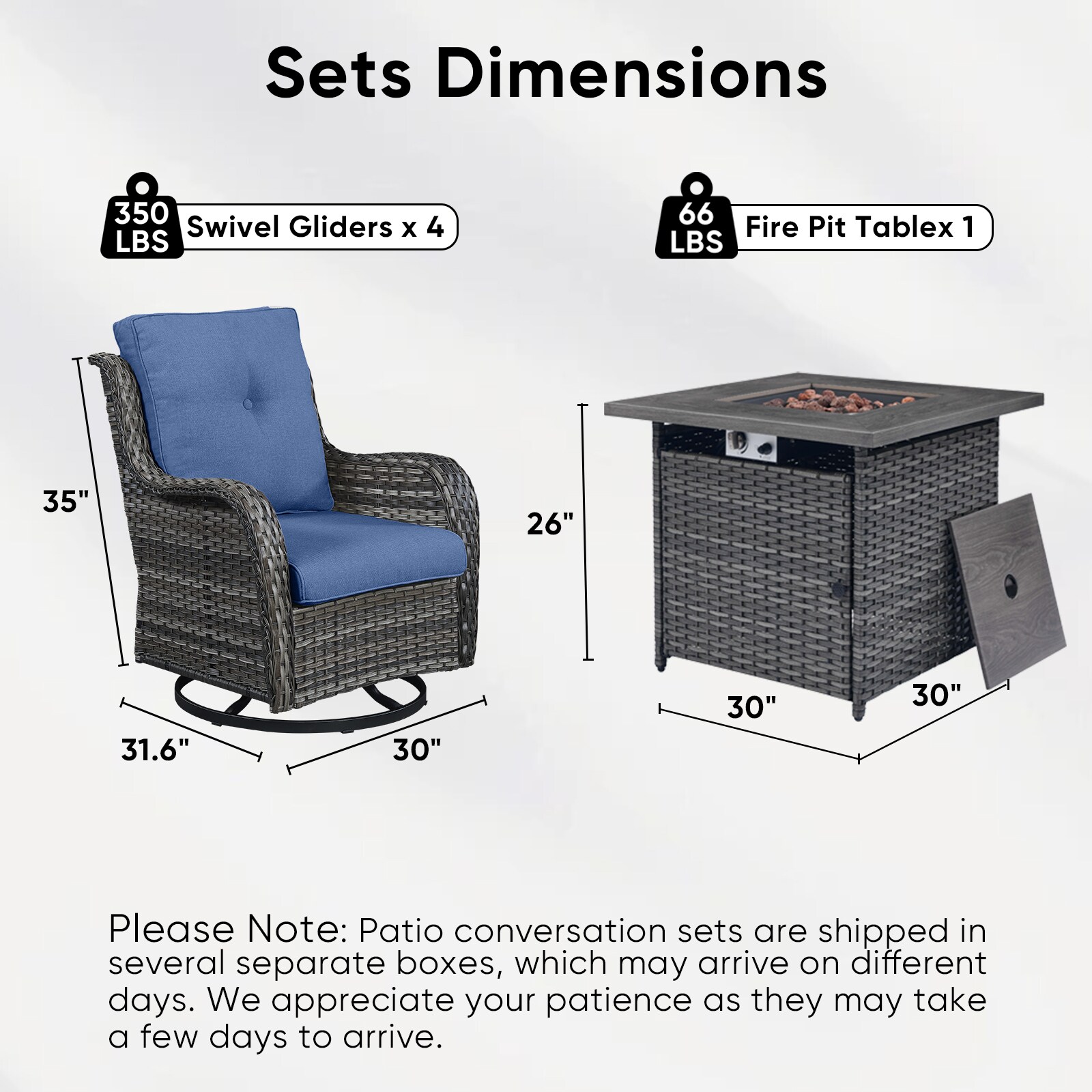 Jeehope PAGXR024024099-1 Patio-Conversation-Sets - View #11