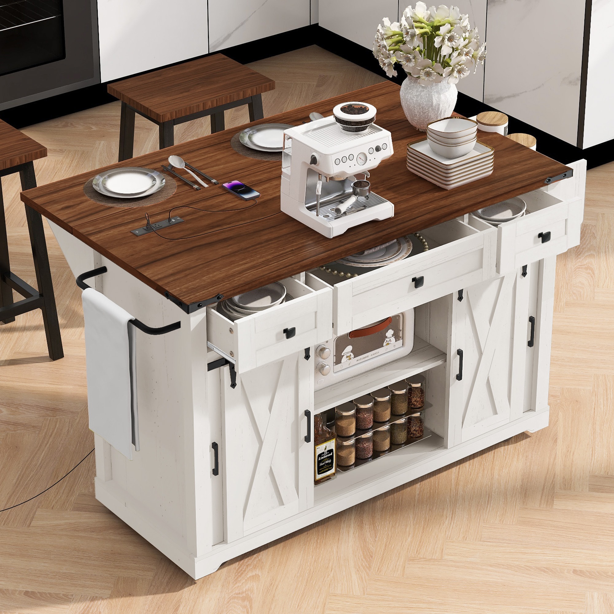 ModernLuxe L3P-N707P349811W Kitchen-Furniture - View #2