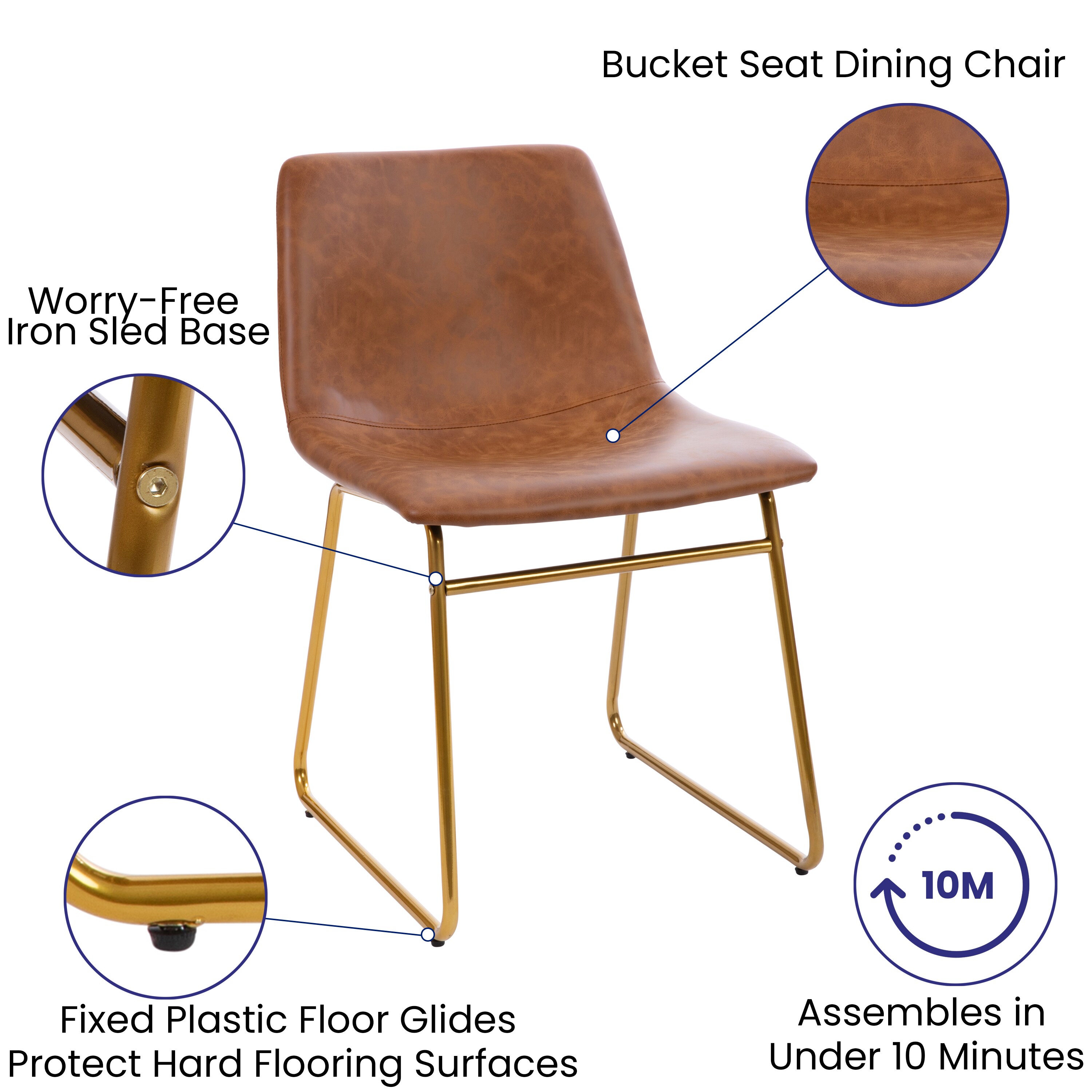 Taylor & Logan 196861089145 Dining-Chairs - View #3