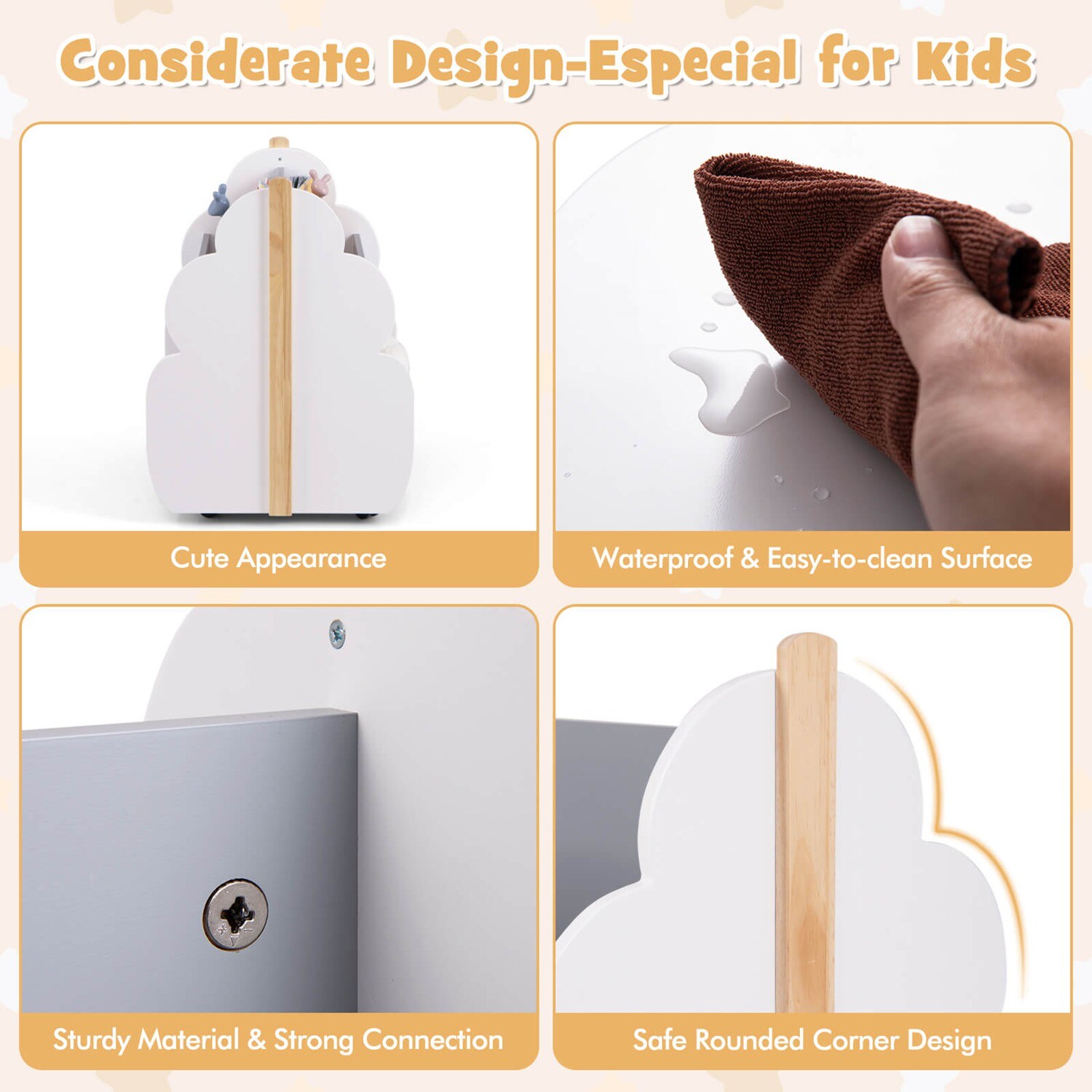 Costway CSHY002090 Kids-Bookcases - View #9