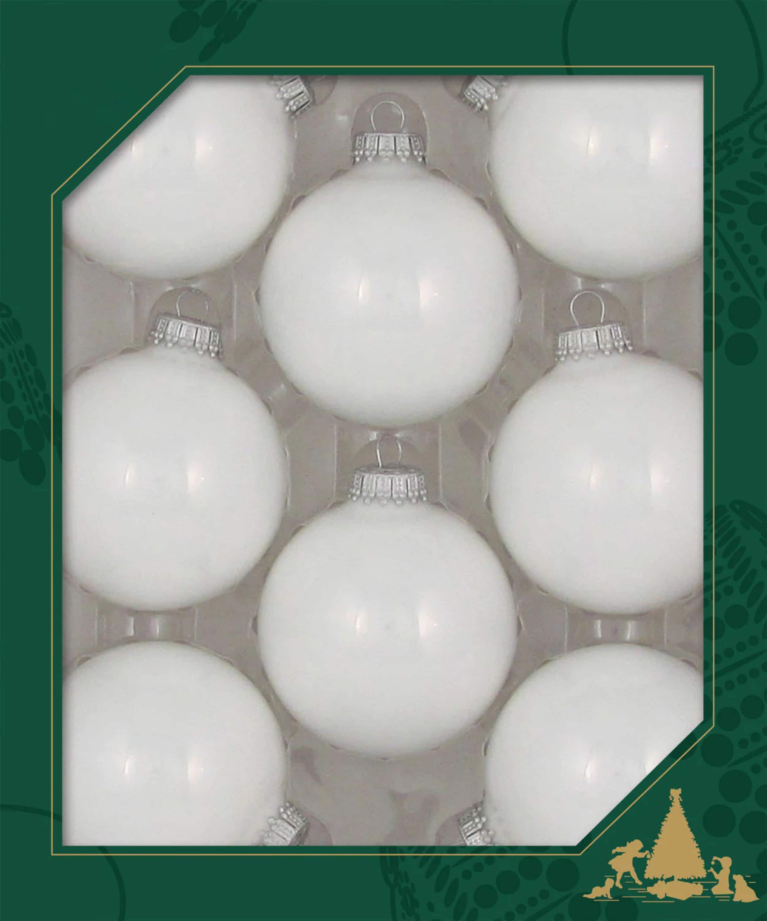 Krebs KBX70106 8 -Pack White Standard Indoor Ornament set