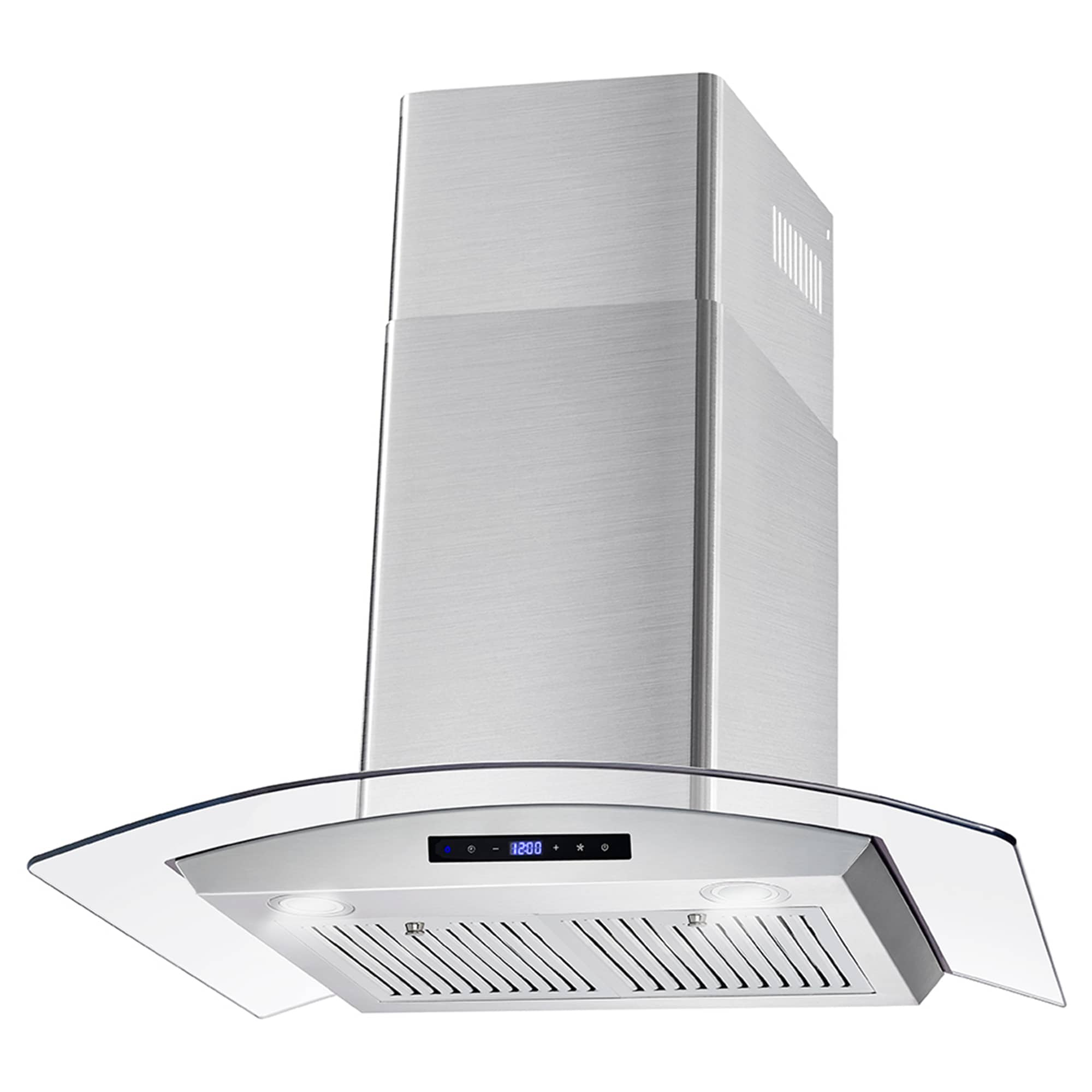 Cosmo 30-in 380-CFM Ductless Stainless Steel Wall-Mounted Range Hood ...