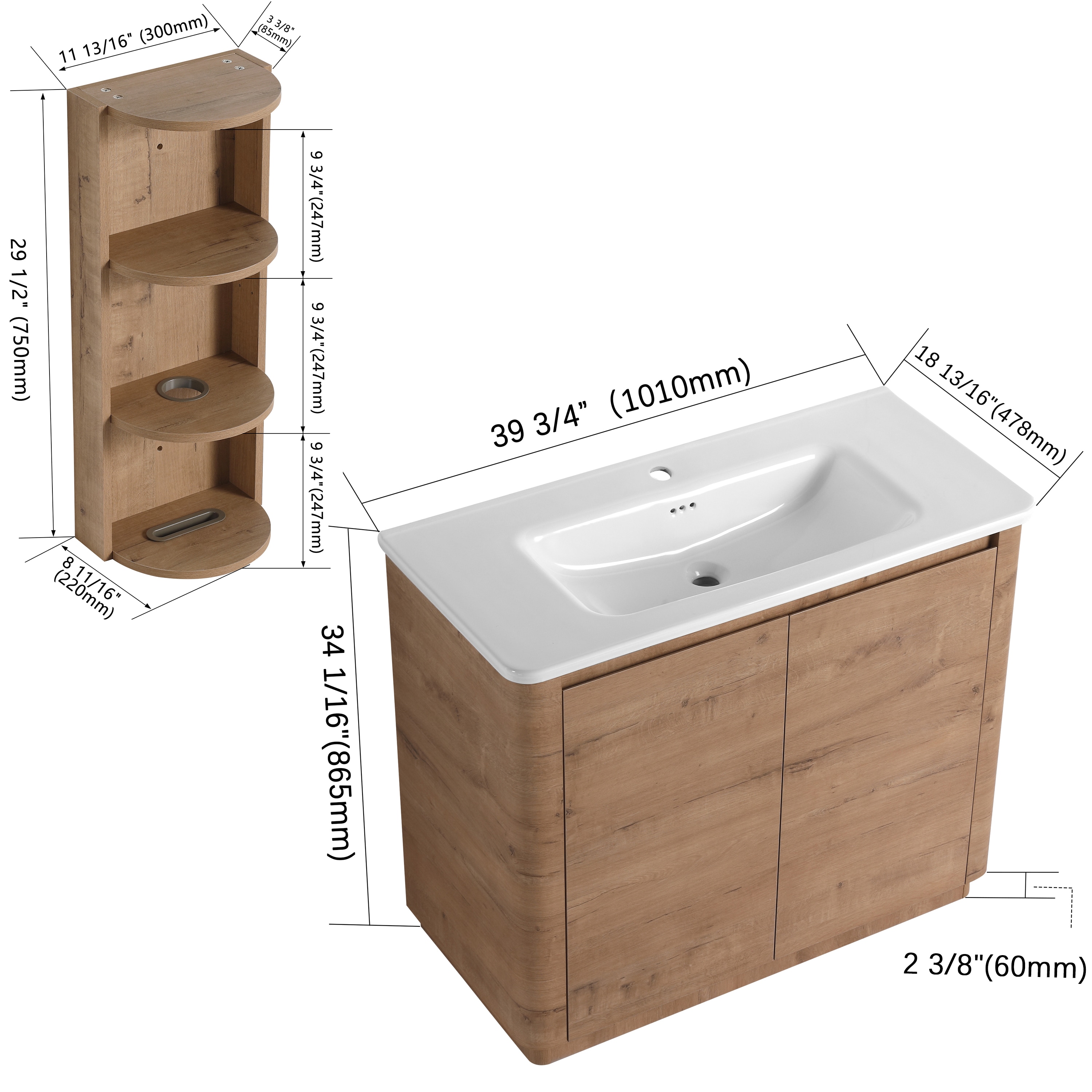Xspracer ML-BV005 Bath-Vanity-Combo - View #2