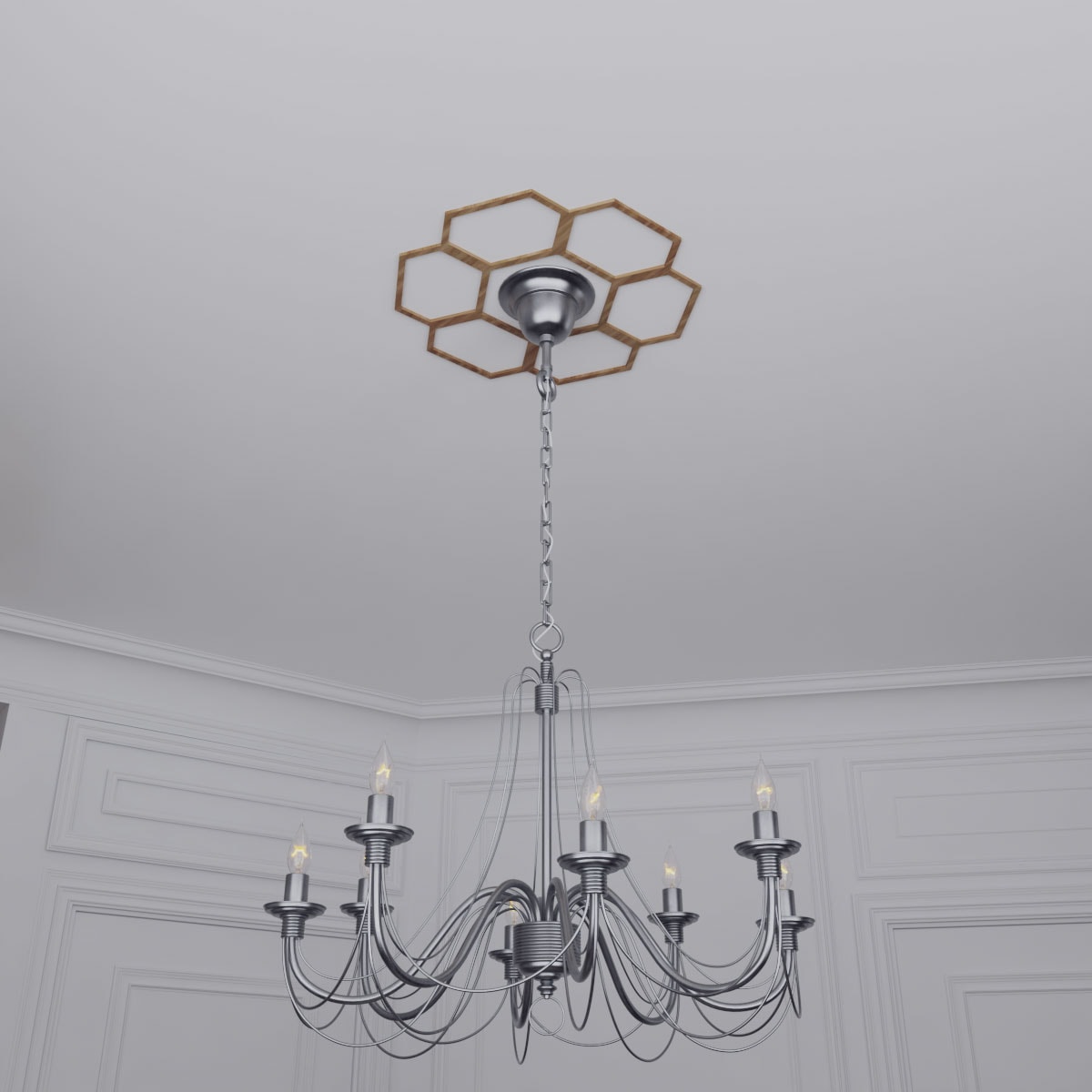 Ekena Millwork CMWP32X32X0375FOWA Ceiling-Medallions - View #11