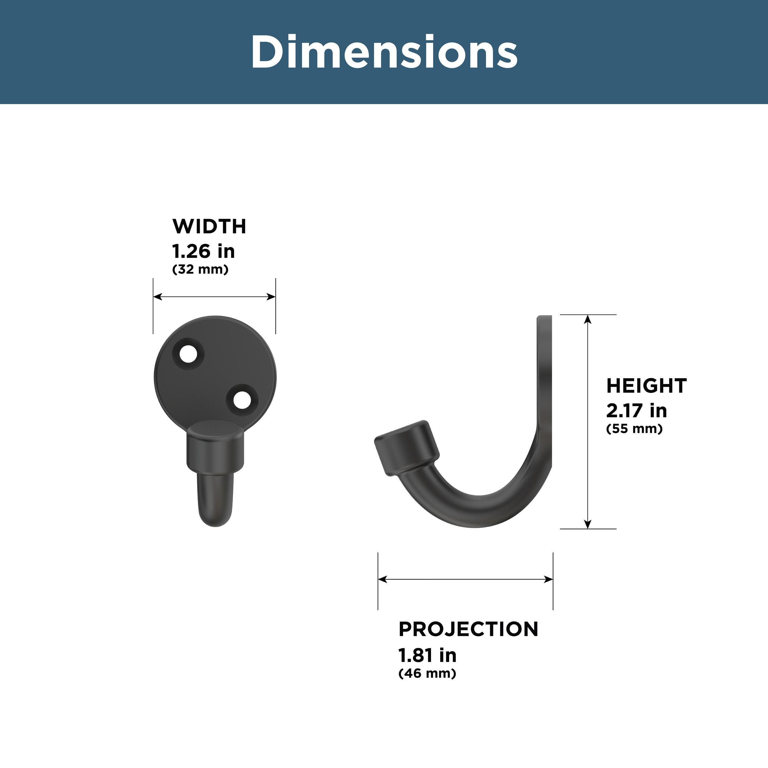 Franklin Brass DHSNP-MB-D Decorative-Wall-Hooks - View #5