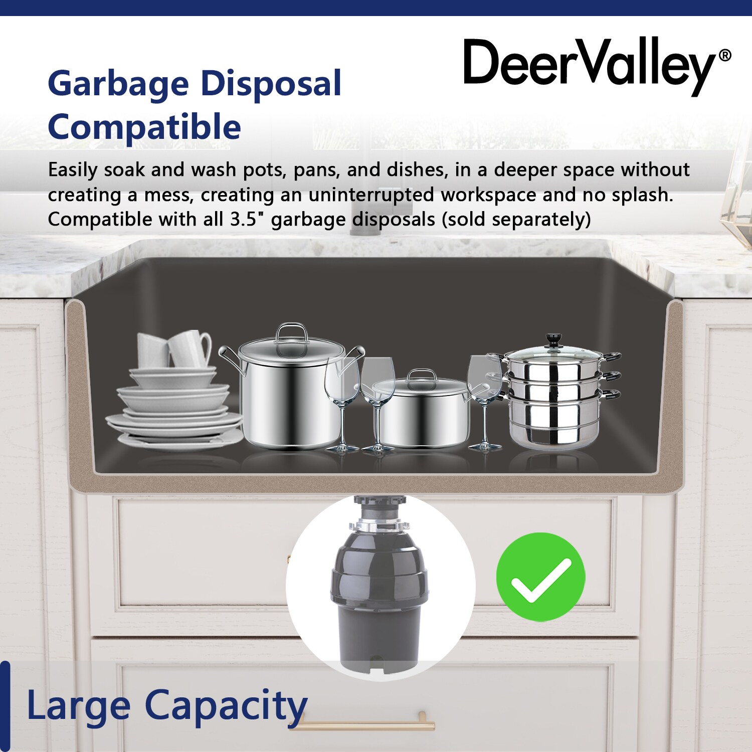 DeerValley DV-1K0082 Kitchen-Sinks - View #3