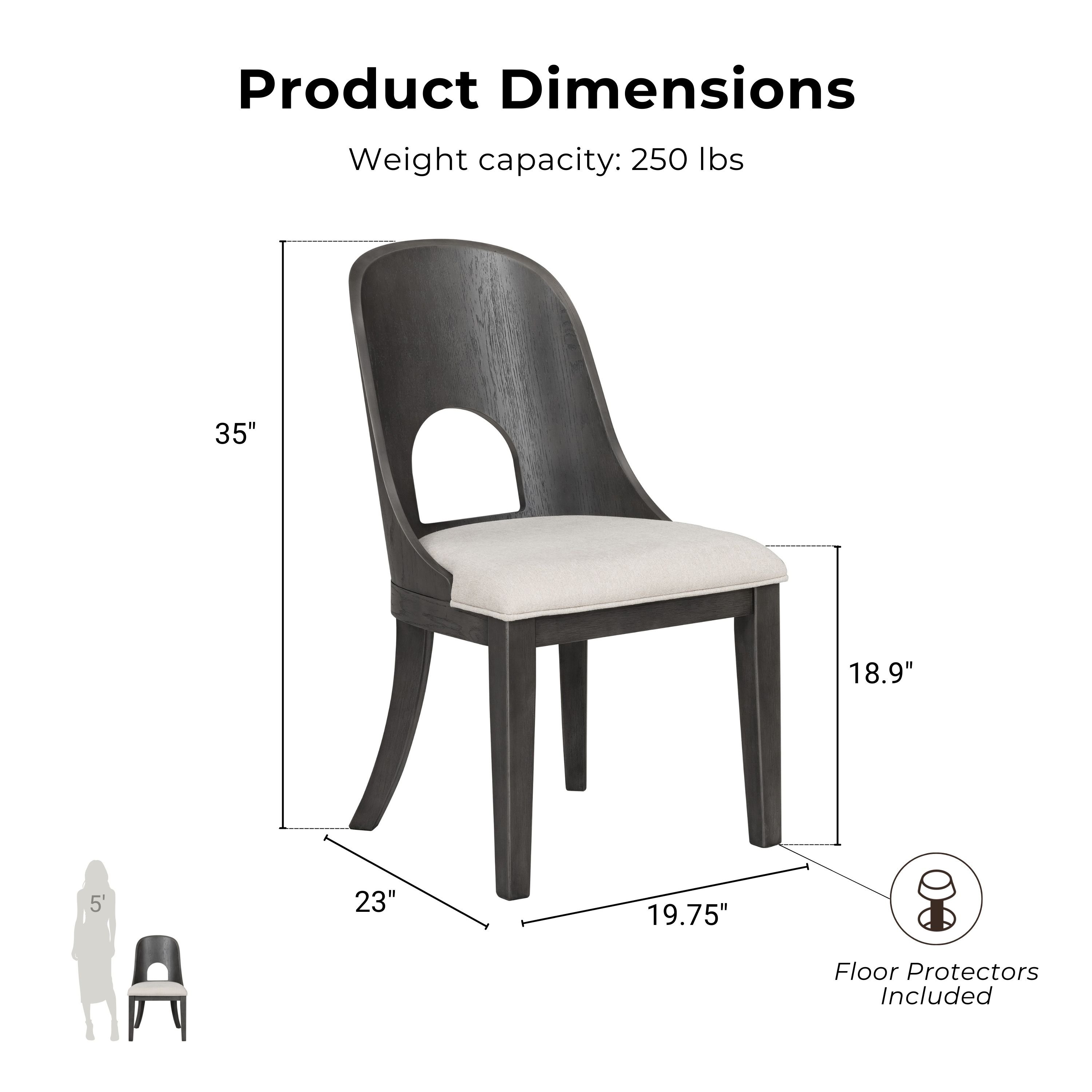 Furniture of America IDF-39004ES-SC Dining-Chairs - View #3