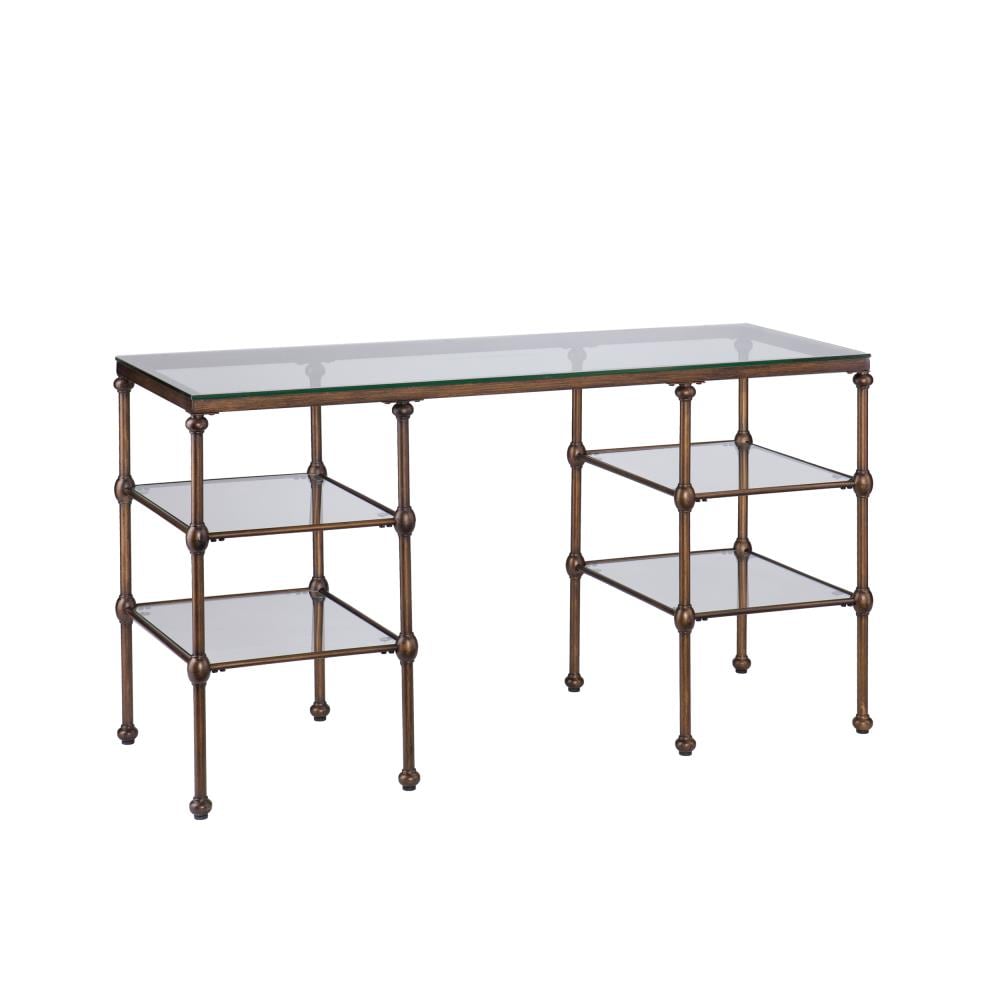 Boston Loft Furnishings ATG3053HO Bridsel 56-in Bronze Writing Desk