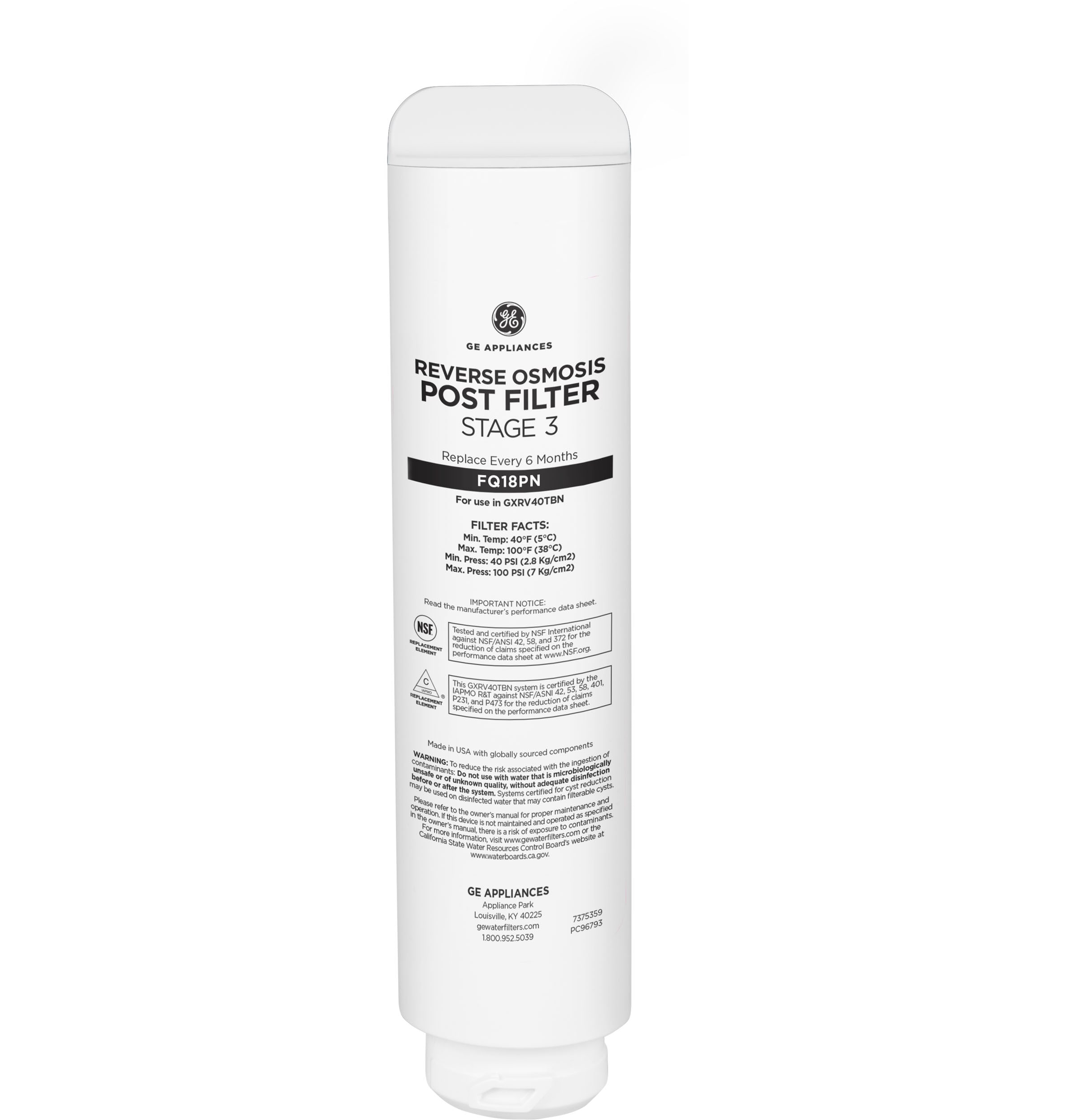 GE FQ18PN Replacement-Water-Filters-Cartridges - View #7