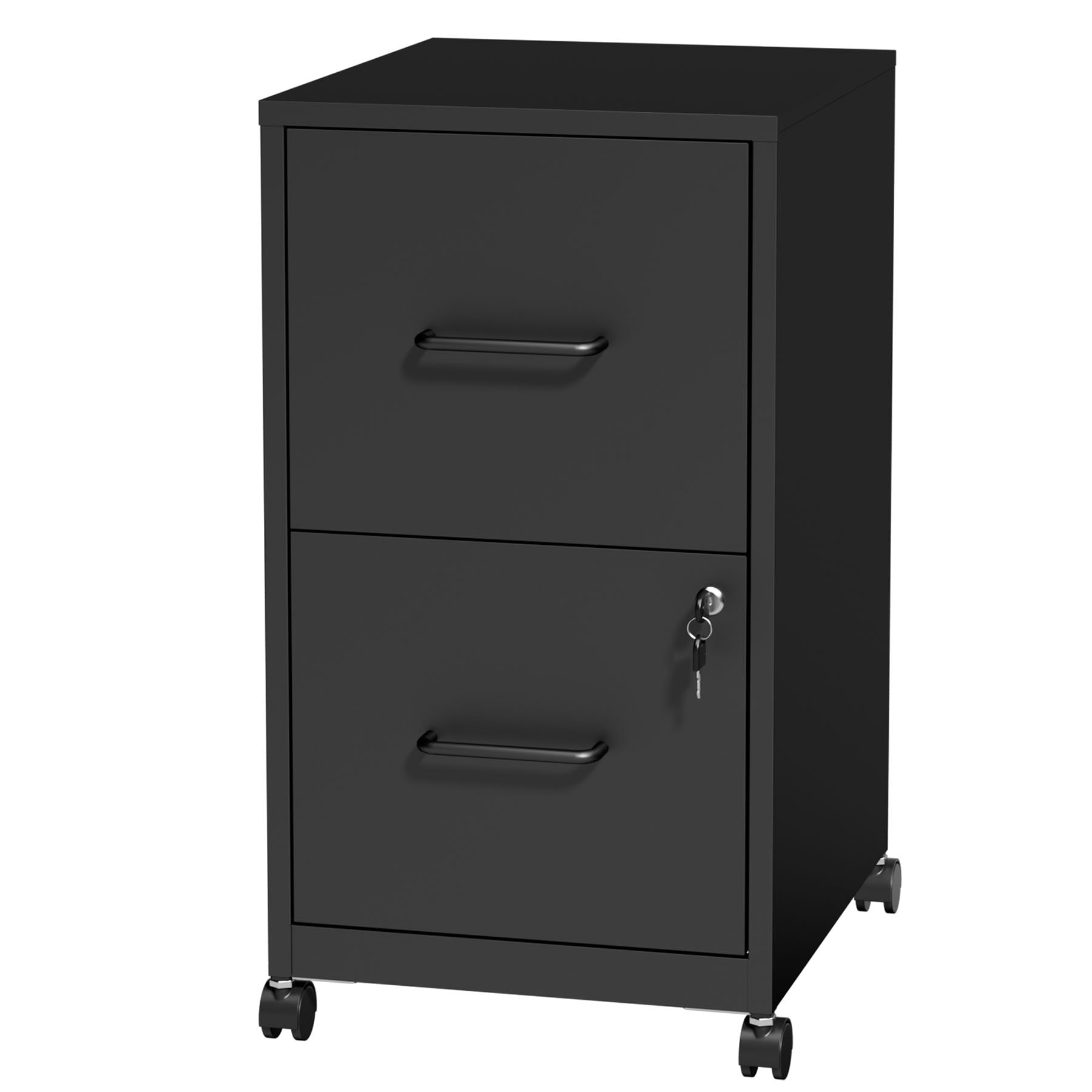 Black 17.7-in File Cabinet