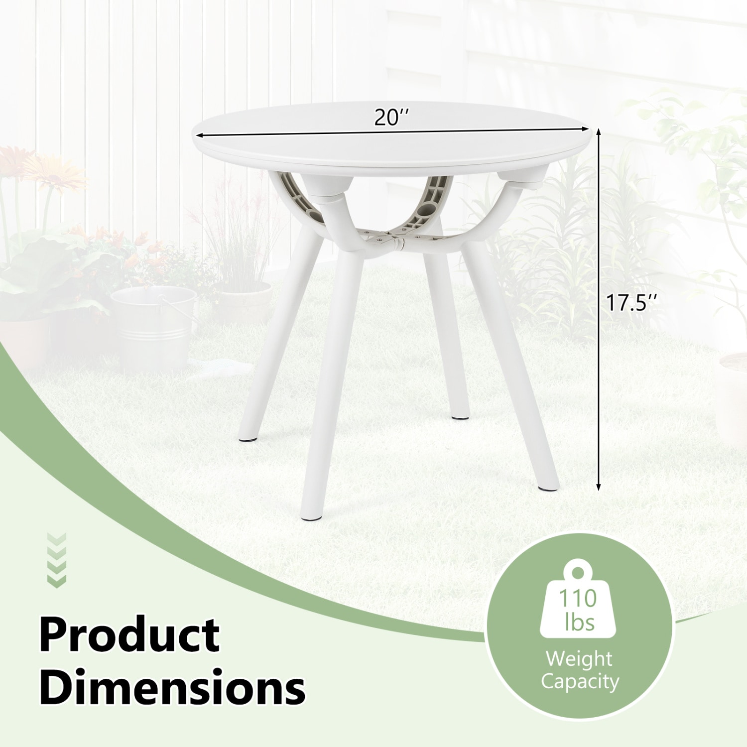 Slickblue D-CO-1-HW22531PN Patio-Tables - View #5