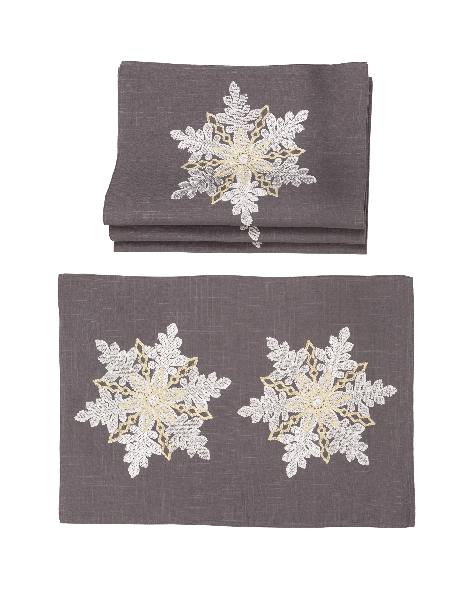 XIA Home Fashions XD189031420 20-in Decoration Snowflake (4-Pack) Christmas Decor