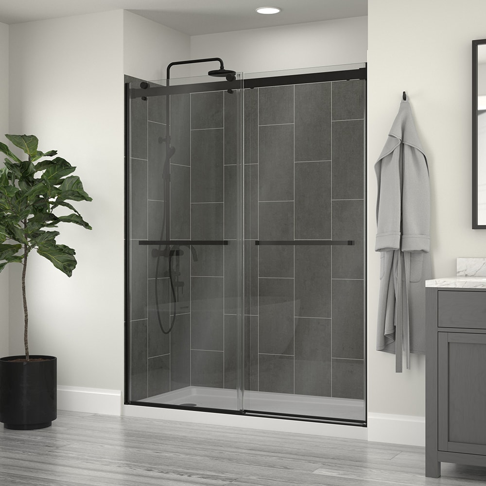 CRAFT + MAIN LGDR6063-CL-MB Shower-Doors - View #6