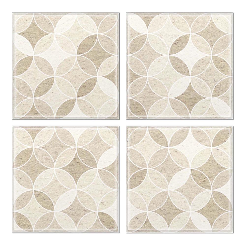 Instant Mosaic 3630103 Upscale Designs 32-Pack Multicolor 6-in x 6-in Glossy Glass Random Wall Tile