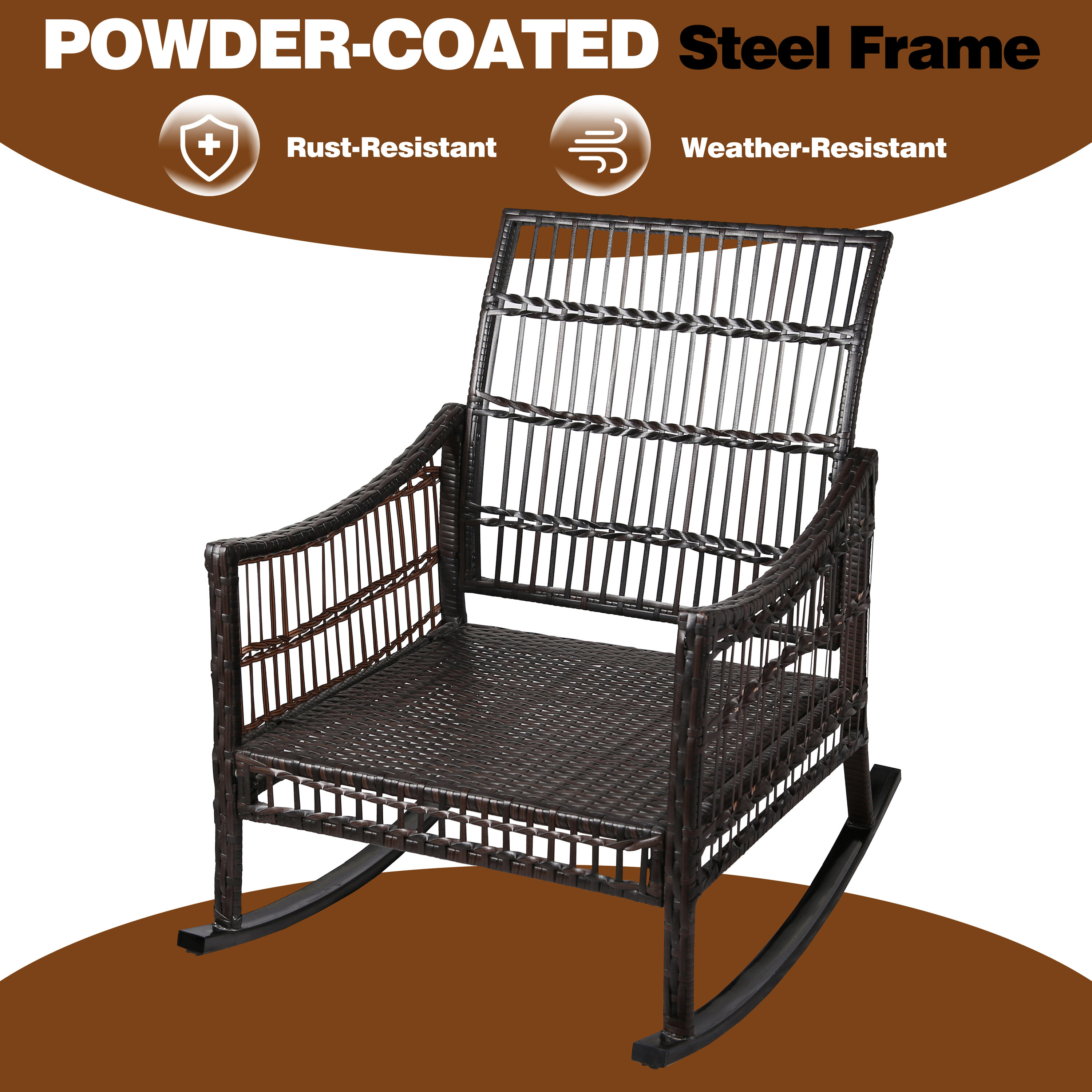 VEIKOUS PG0206-02-NW-1 Patio-Chairs - View #10