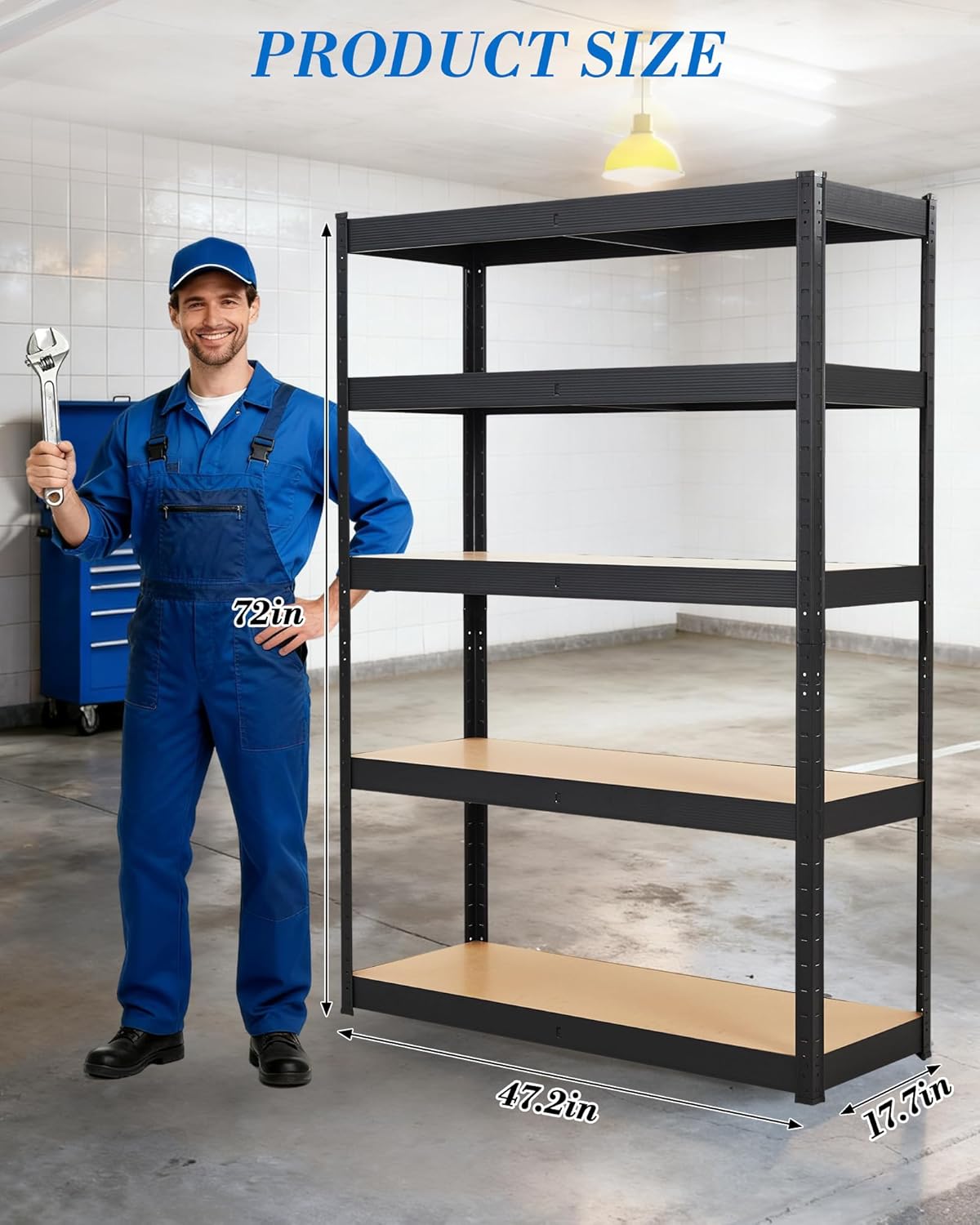 Garvee LYU01PHK-3643XKLH Free-Standing-Shelving - View #4