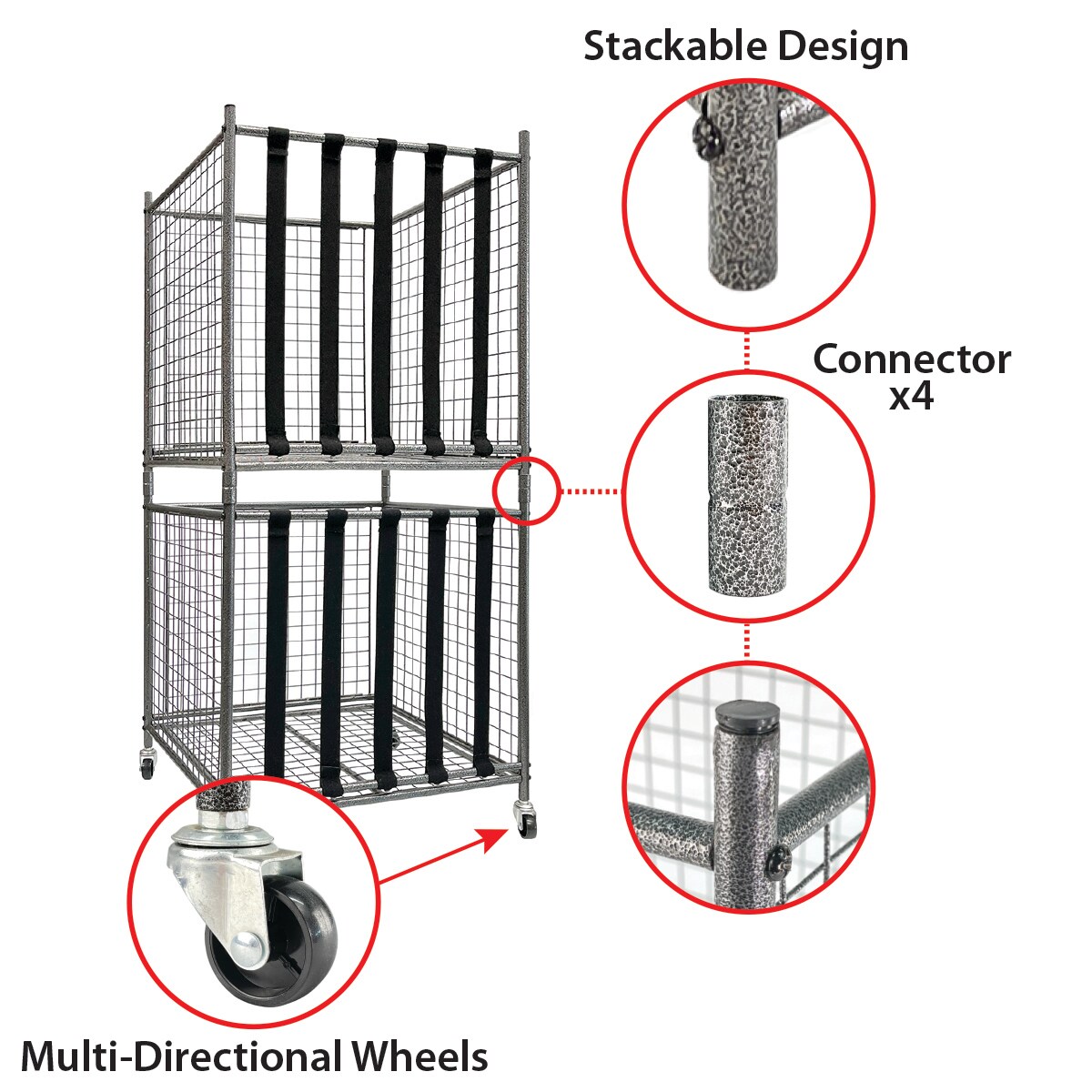 Storage Logic Storage in the Sports Equipment department at