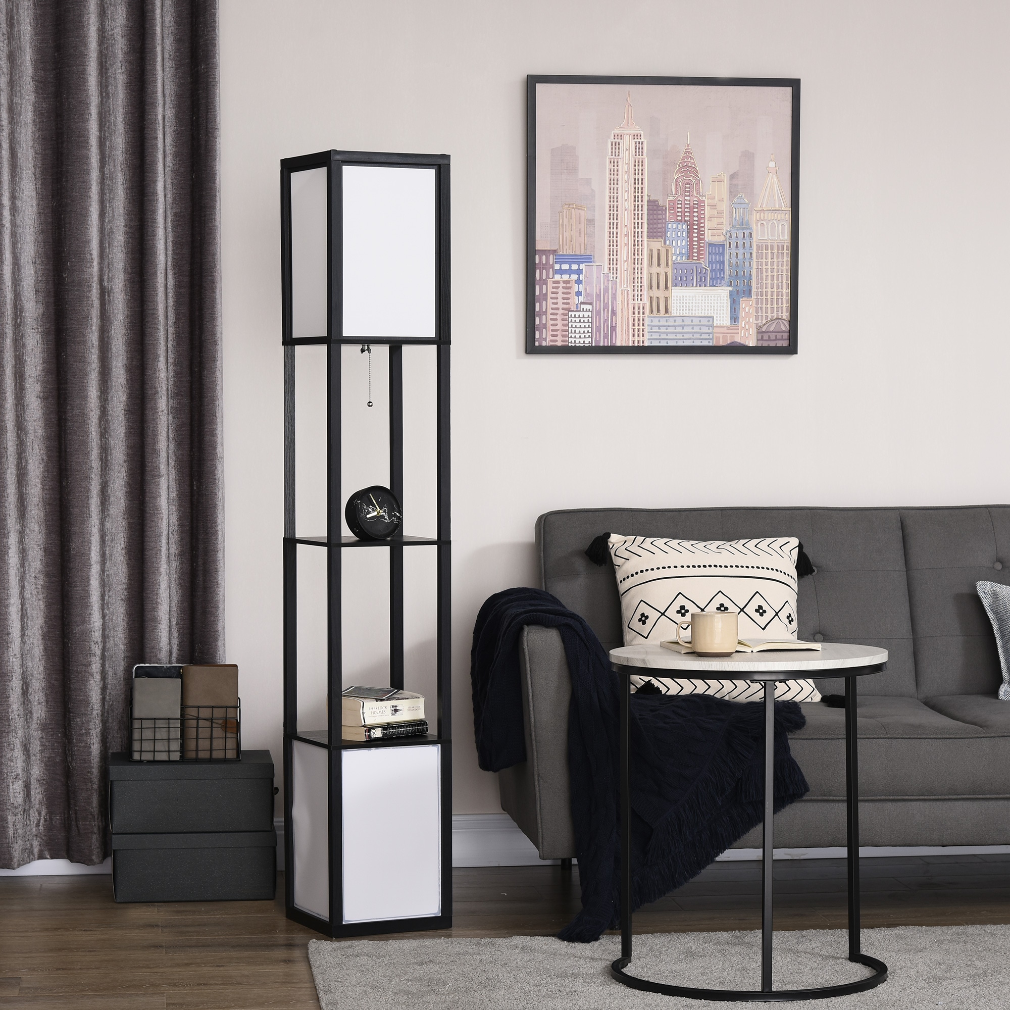 HomCom B31-331BK floorlamps - View #8