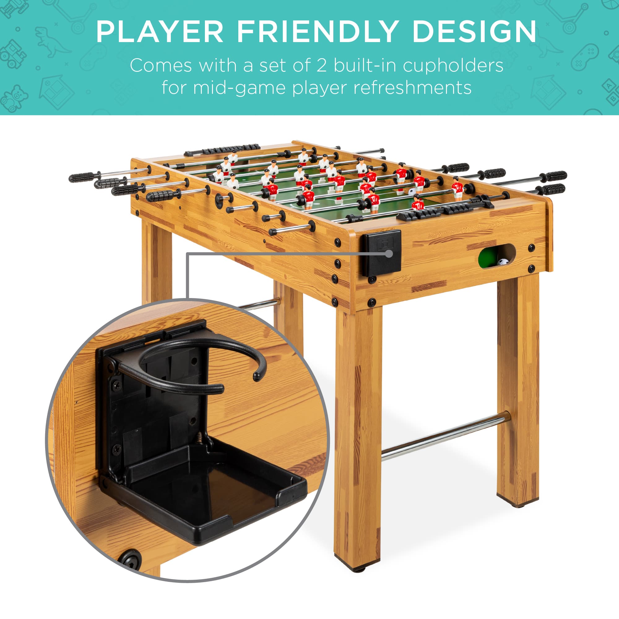 Best Choice Products SKY2603 Multi-Game-Tables - View #6