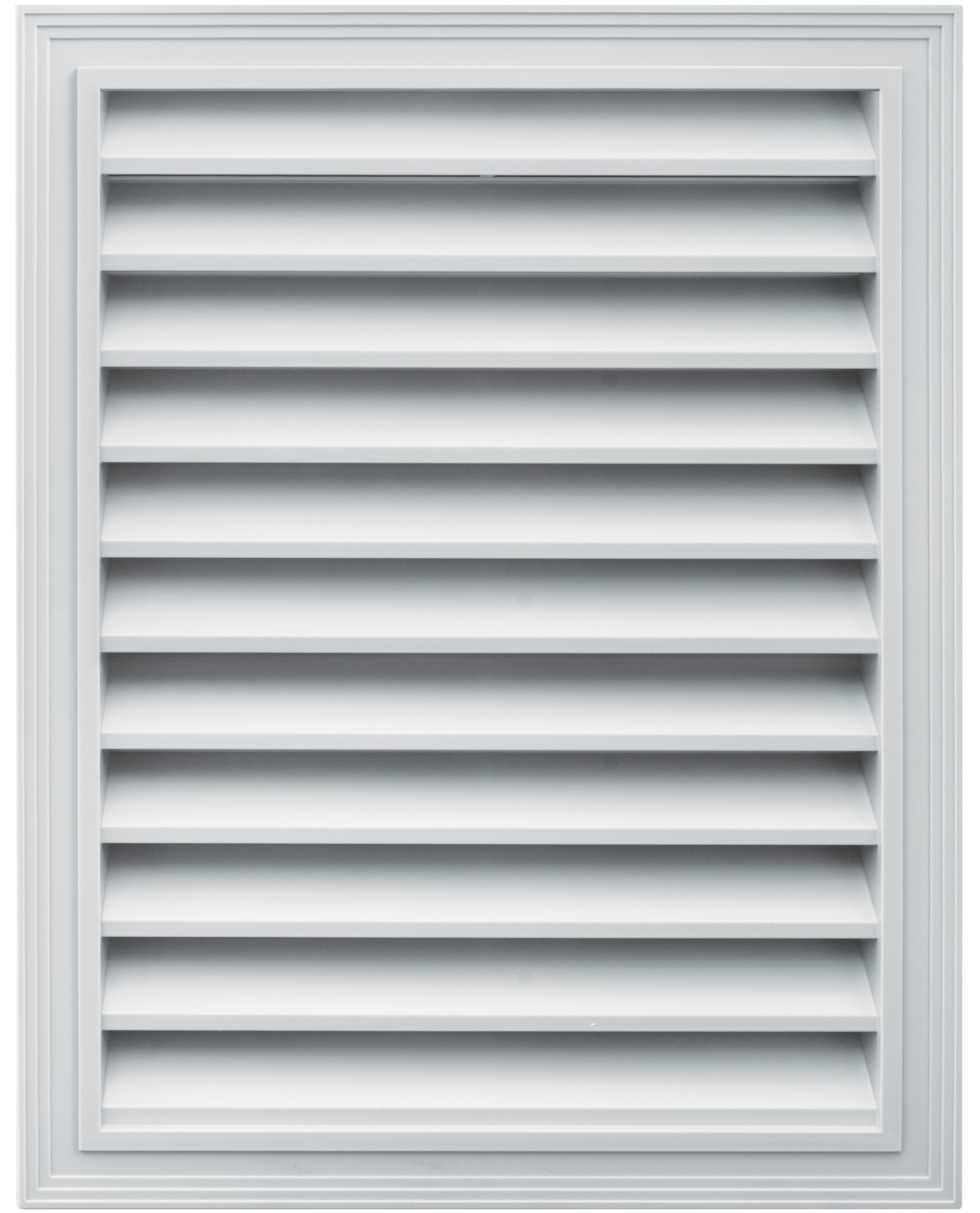 Vantage V00452605001 20-in x 26-in White Rectangle Vinyl Gable Louver Vent
