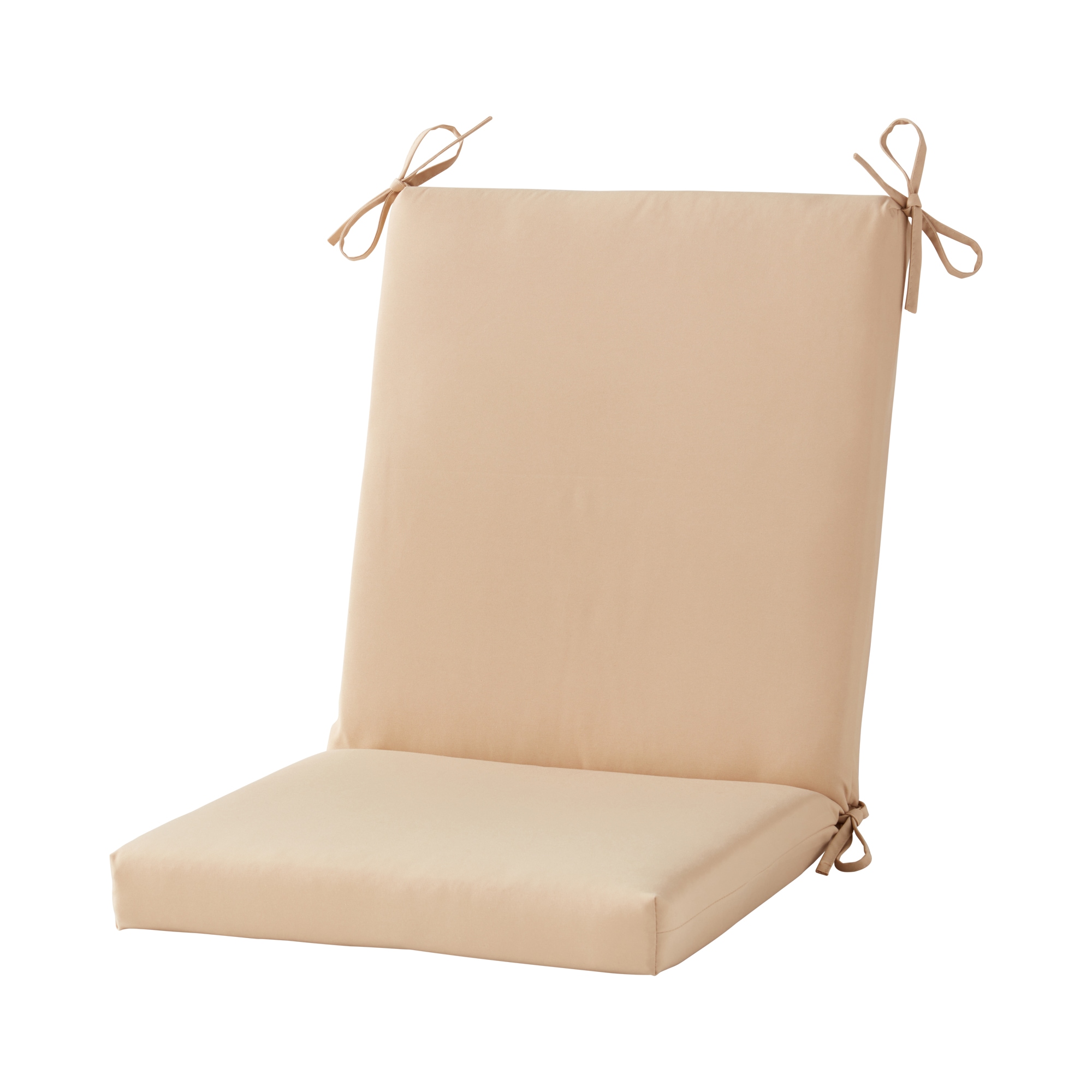 Greendale Home Fashions OP1900-STONE 19-in x 20-in Stone High back patio chair cushion