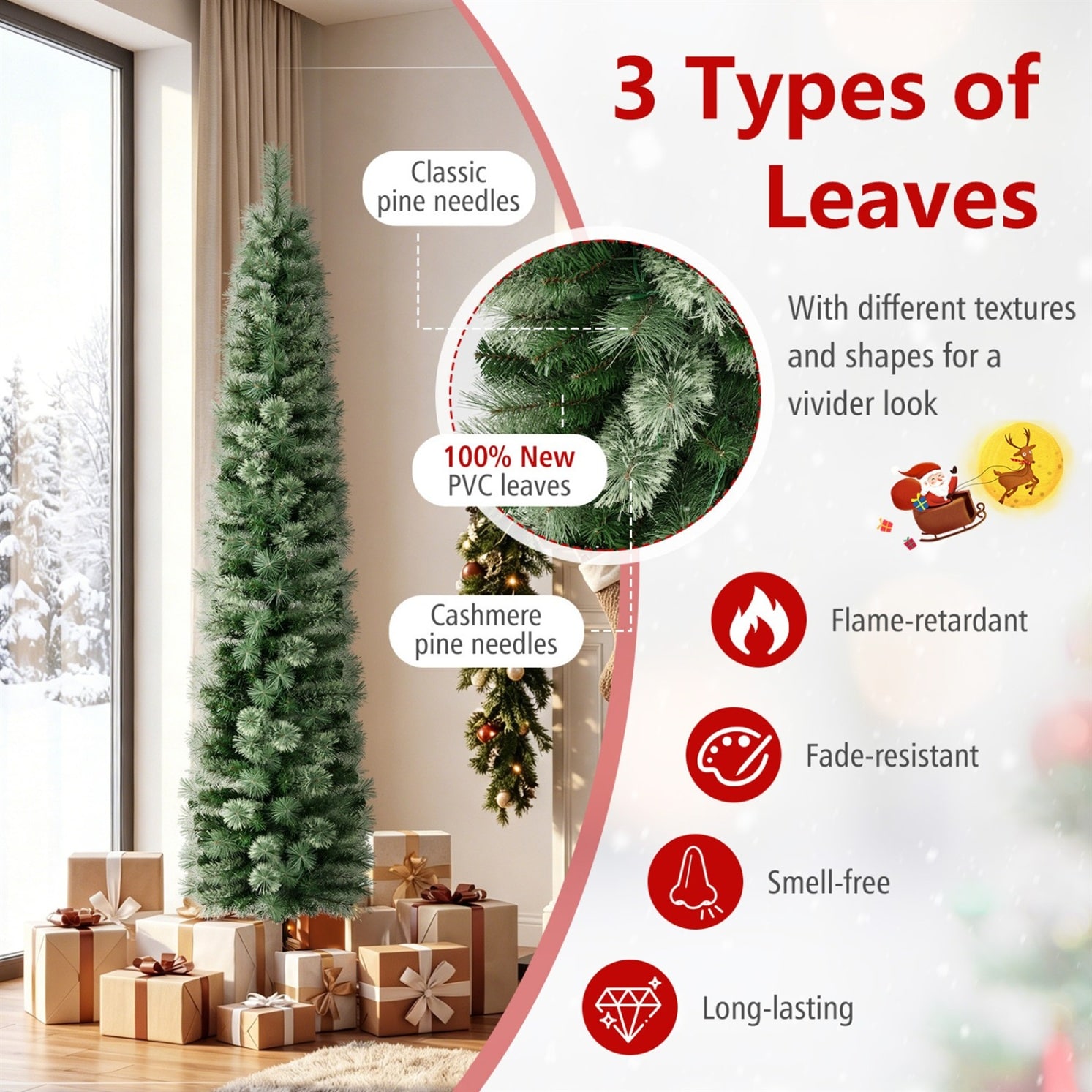 LIVIZA HYJ25529US-M Artificial-Christmas-Trees - View #5