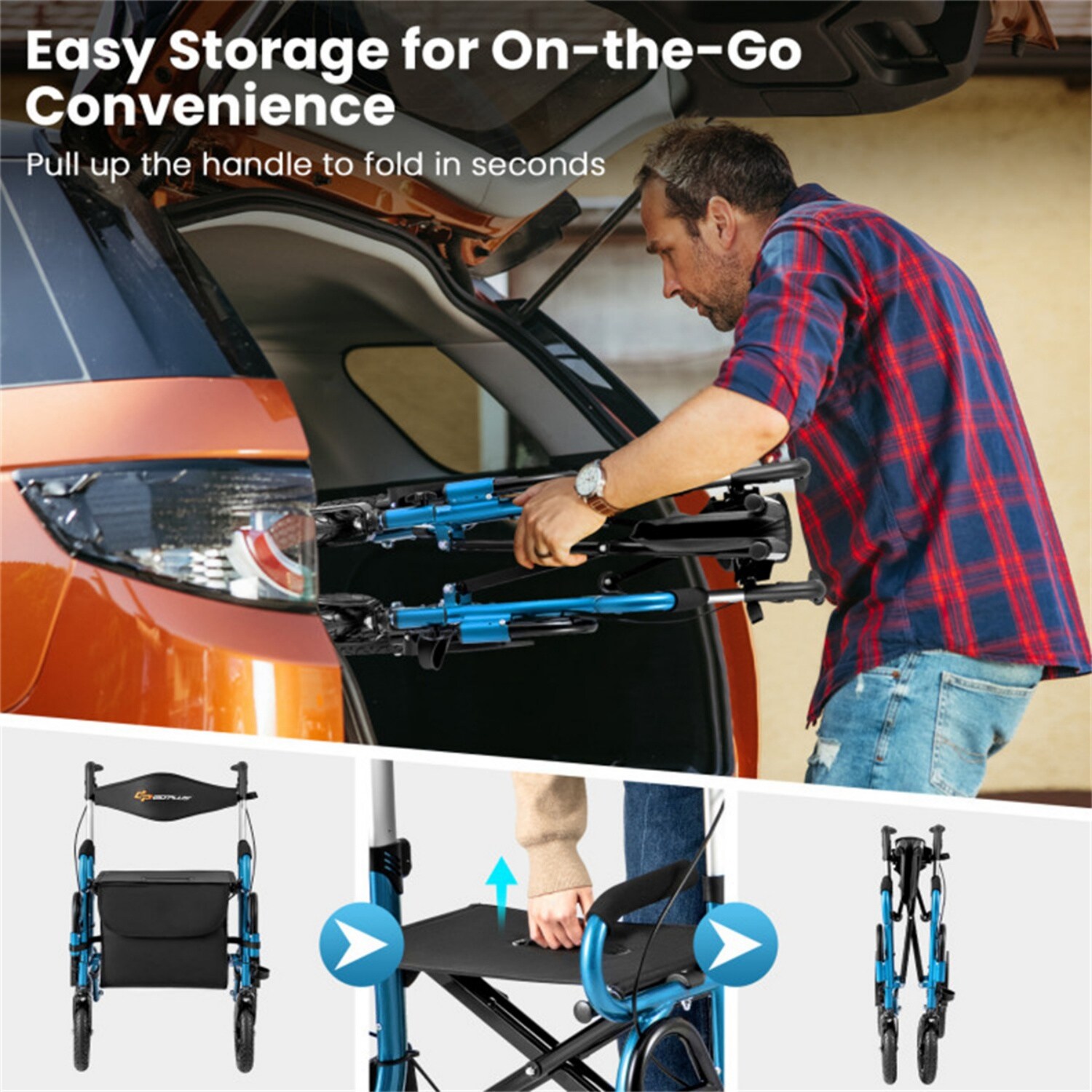 Meibamake 88942428-SYCFM001 Walkers-Wheelchairs-Rollators - View #6