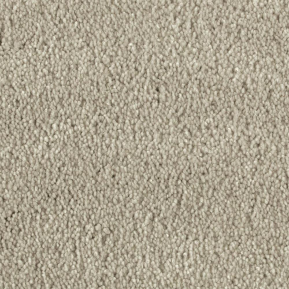 STAINMASTER LW185-L006-0808 (Sample) Durable Touch I Alfresco Off-white 44.1-oz sq yard Polyester Textured Indoor Carpet