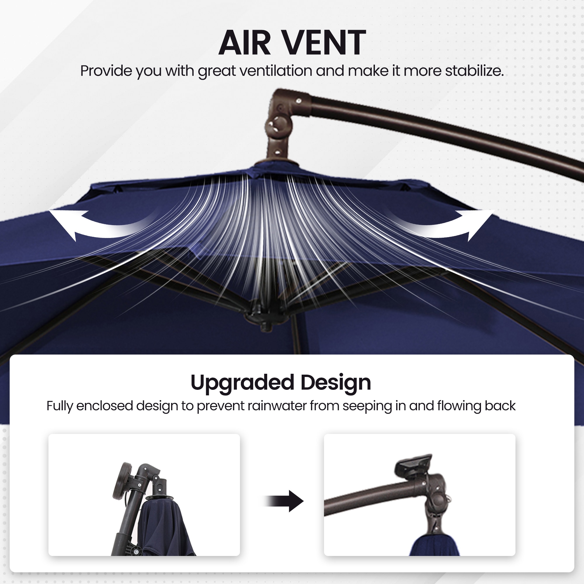 Mondawe 21WF371BL-ED Umbrellas-2 - View #8