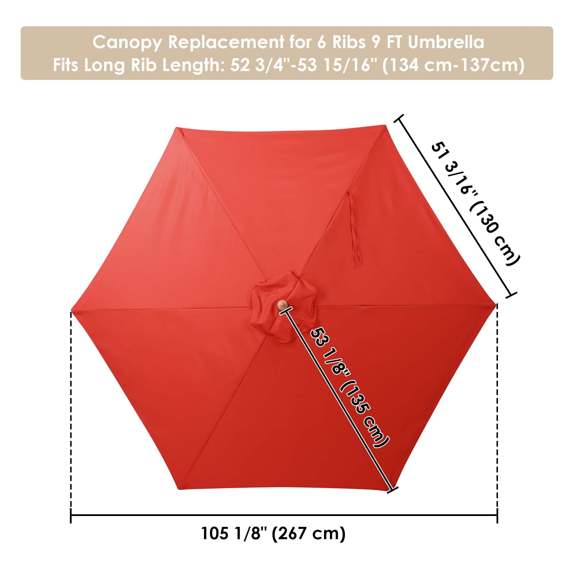 Yescom 07UMC002-9FT6R-02-LO Umbrellas-3 - View #7
