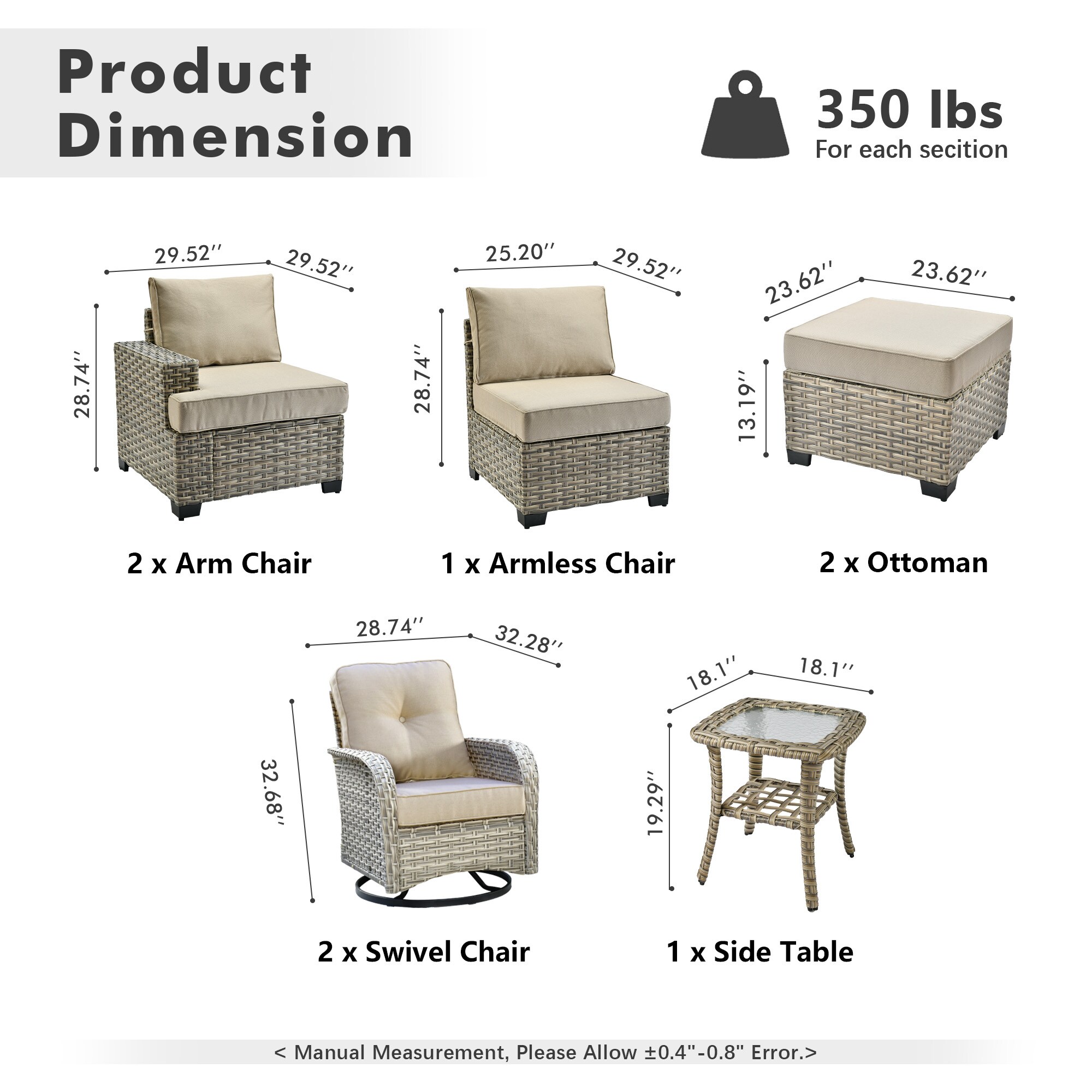 ALTRIGUS 6L-VYZTBS608-AL Patio-Conversation-Sets - View #3
