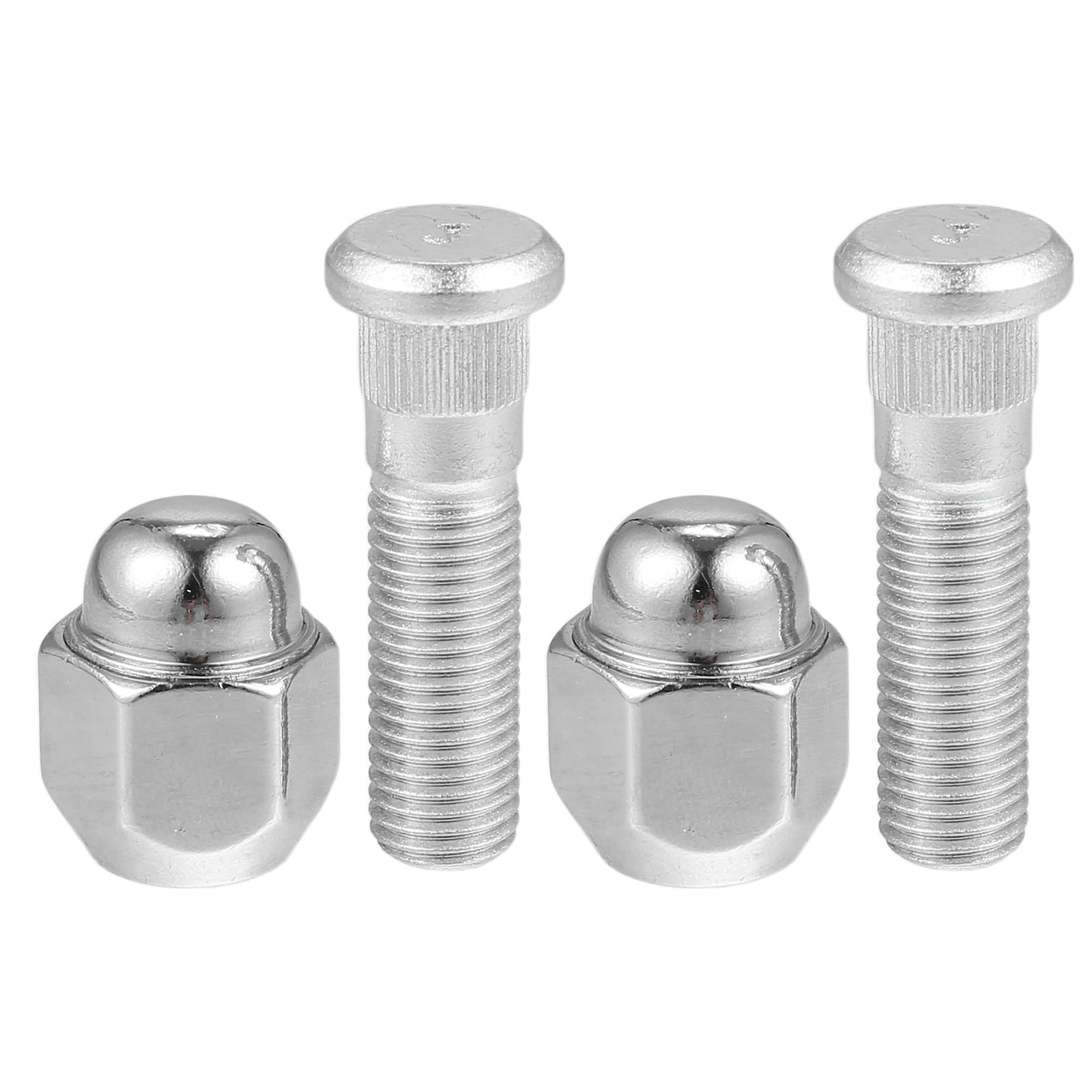 Unique Bargains No.52950 141404sets52950 M1000 M12 1.5 Wheel Stud Bolt for Hyundai Elantra Santa Fe for Kia Forte Rio4sets Front Rear Left Right Wheel Lug Stud 4sets Alloy Steel 12.97mm Knurl 21mm Hex4sets 1set #S26020600UX6493