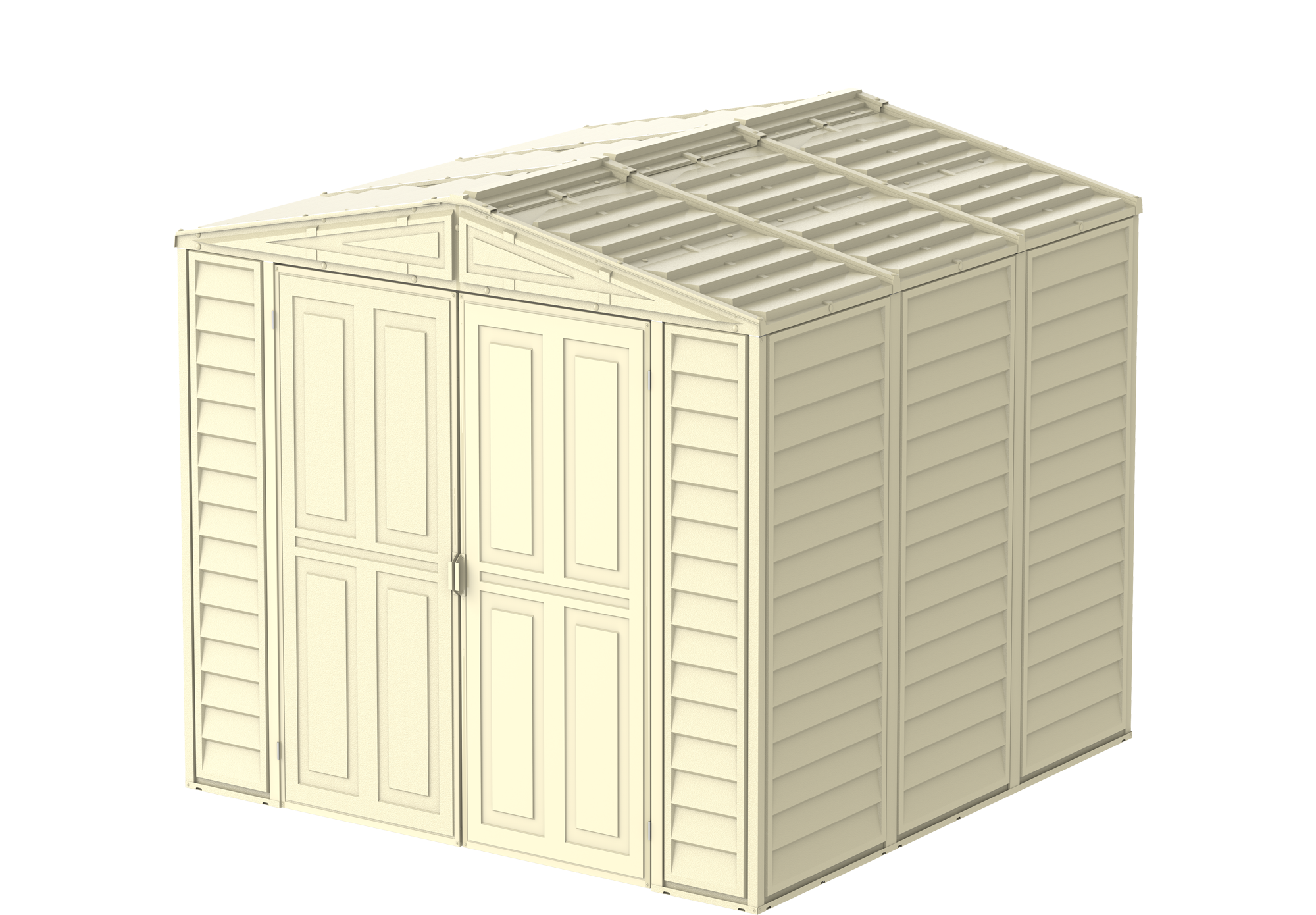 DuraMax Building Products 8-ft x 8-ft Duramate Vinyl Storage Shed in ...