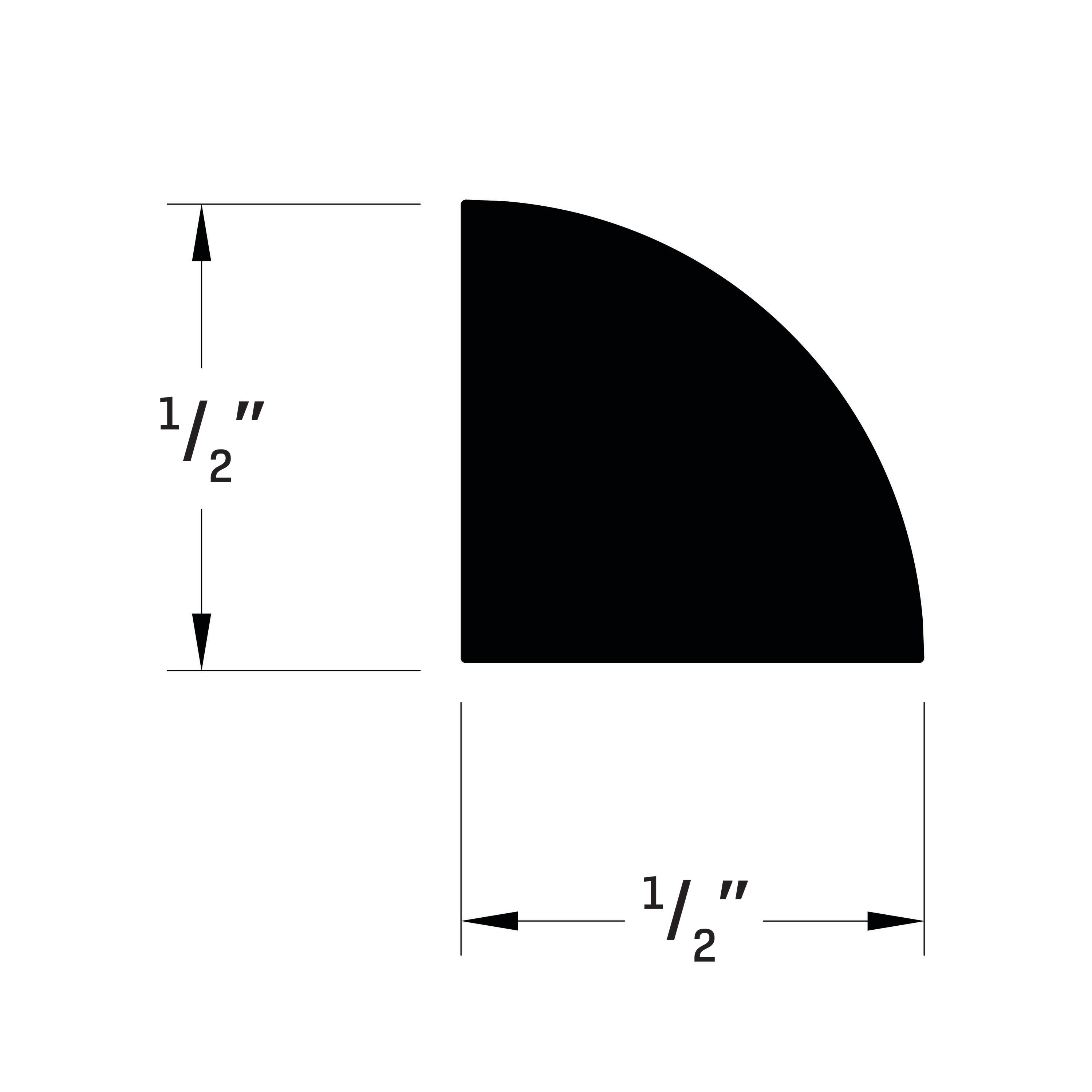 1/2 x 8' Ground Wire Molding - Millennium