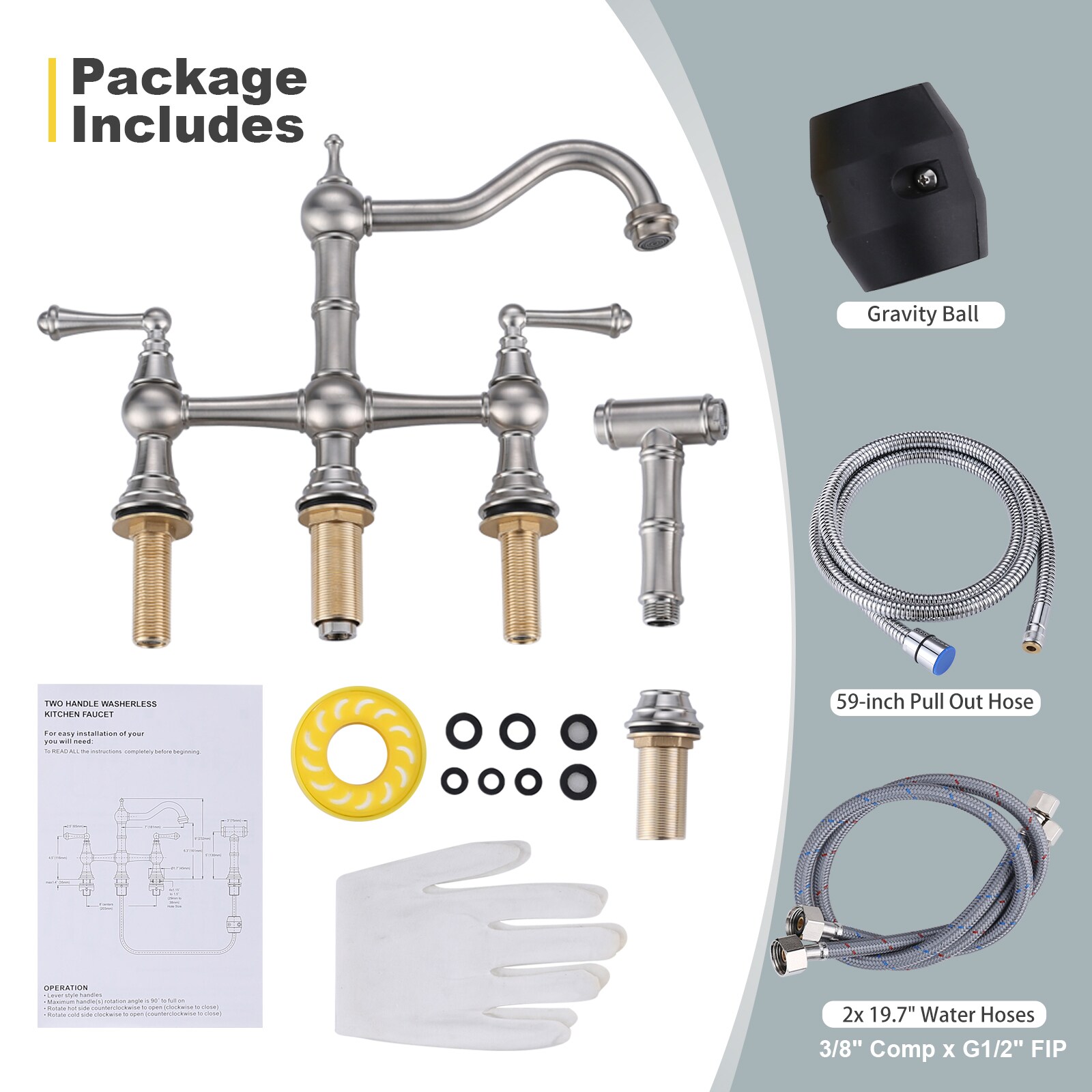 WOWOW N-23115A1-LW Kitchen-Faucets - View #9