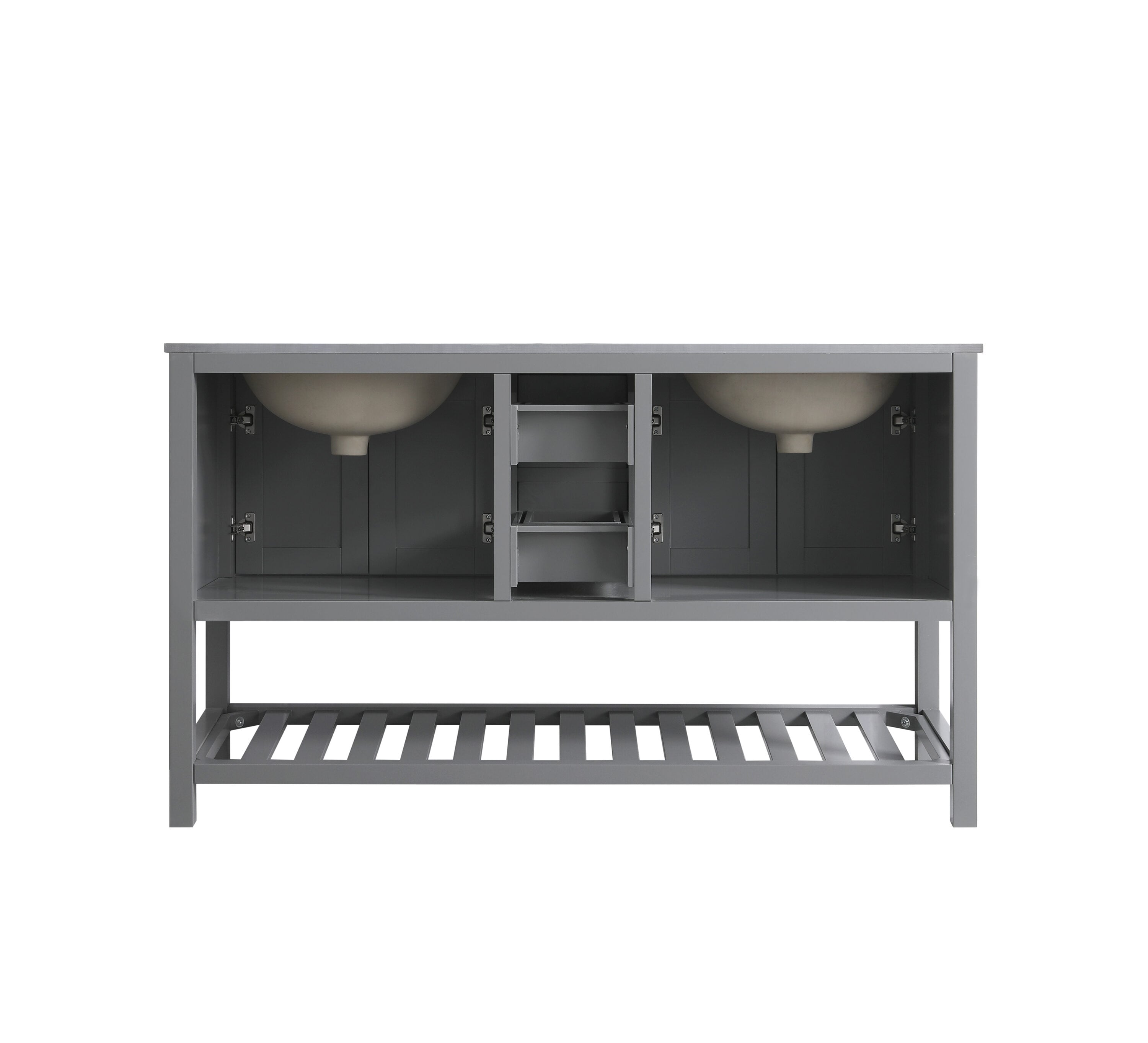 Design Element DEC055-60-GY-CB vanities - View #14