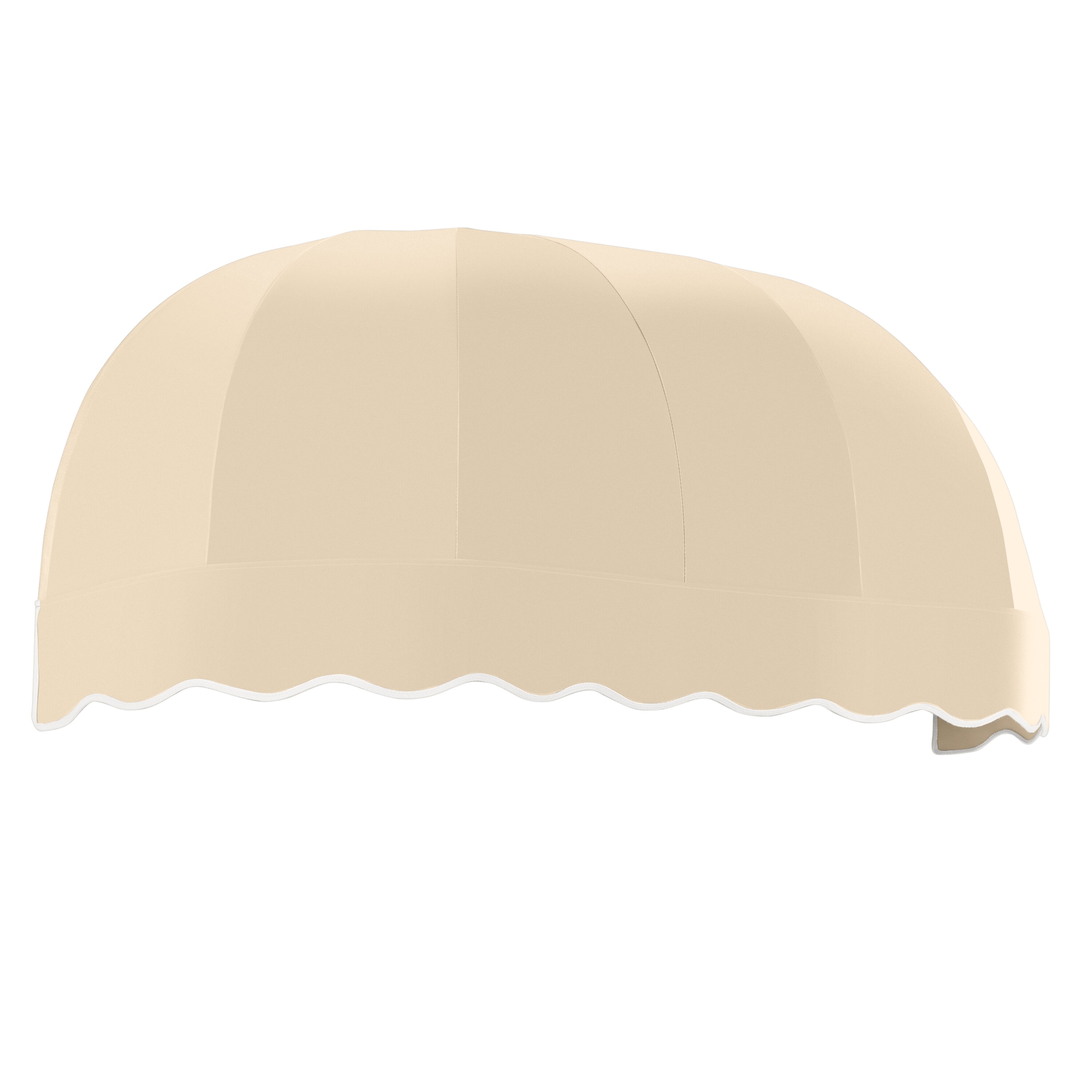 Awntech RC22-L-5T Chicago 64.5-in Wide x 26.25-in Projection x 32.25-in Height Fabric Tan Solid Fixed Window/Door Awning