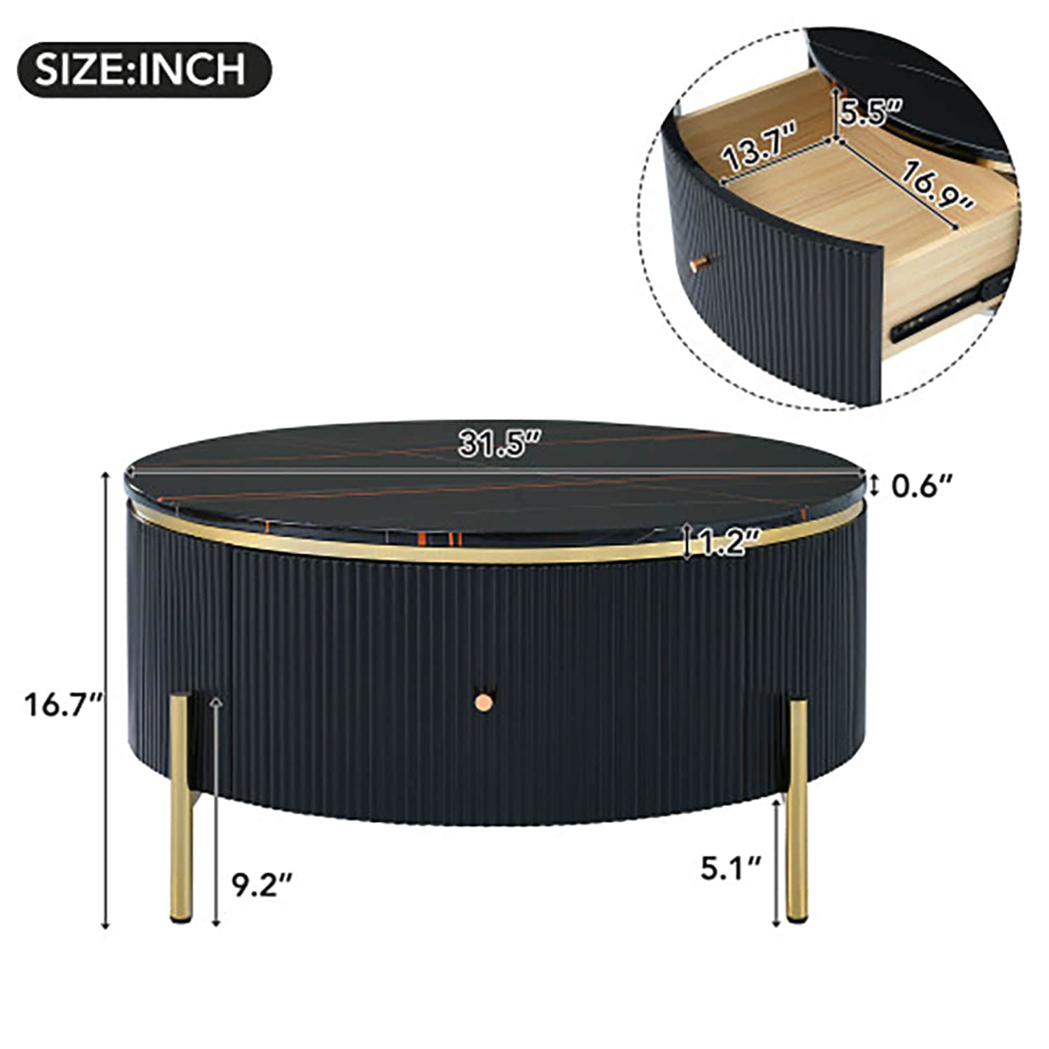 GZMR GZ-CH06AAK Coffee-Tables - View #5