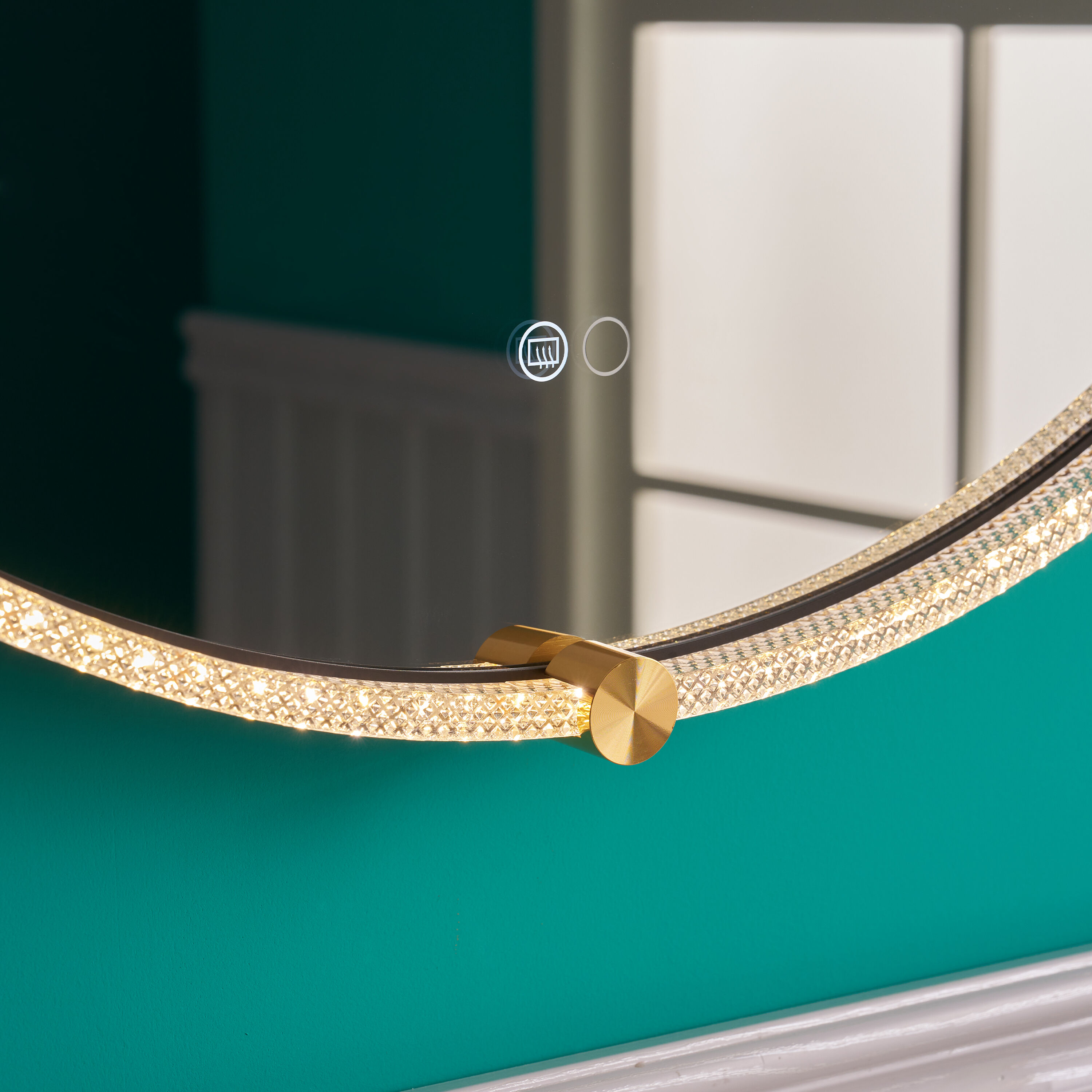 WELLFOR W17RD3232 Framed-Bath-Mirrors - View #3