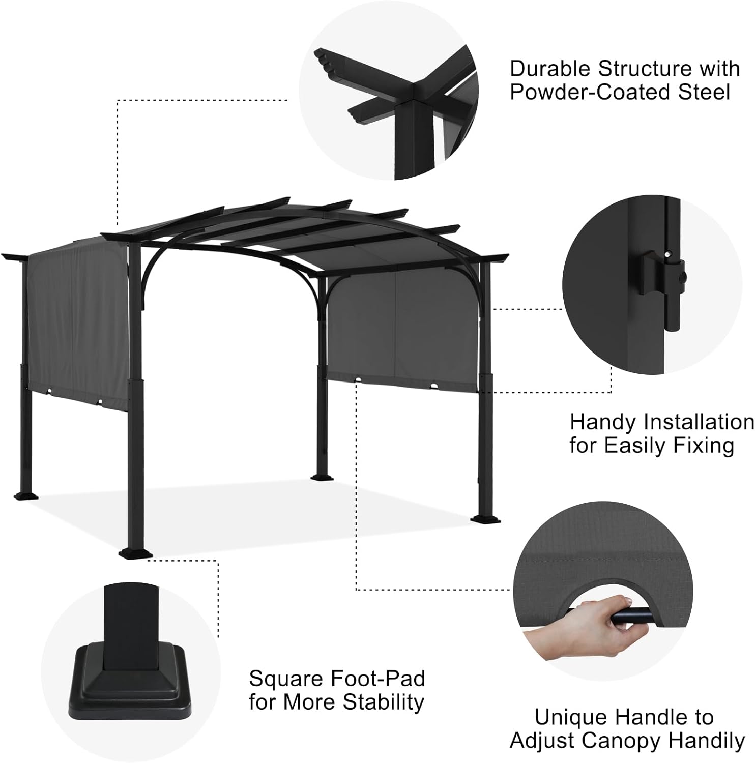 ABCCANOPY ABC-DKXMN-B1P Pergolas-2 - View #4