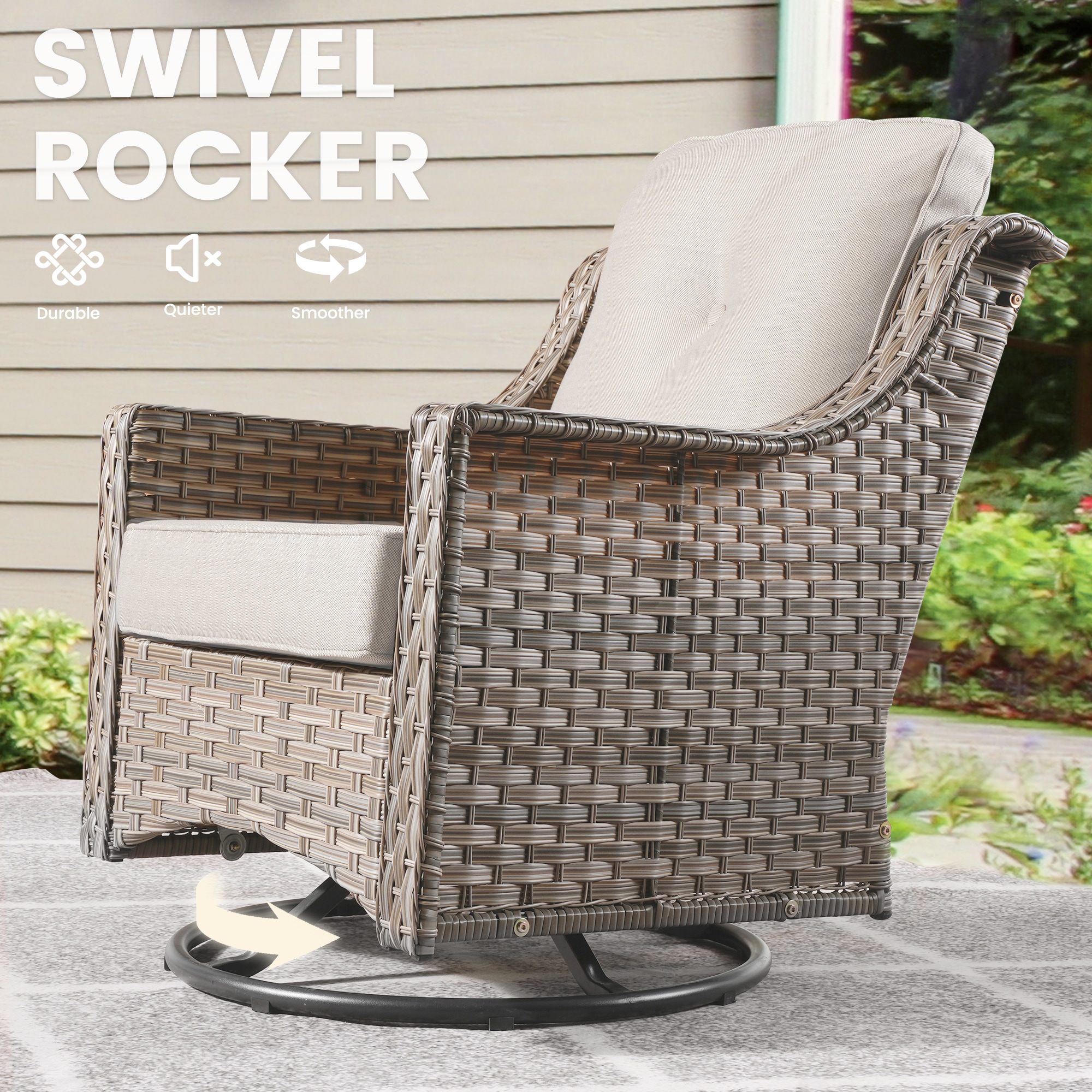 Caodoc L5-CFP03-YZSKT611-1 Patio-Sofas-Daybeds - View #2