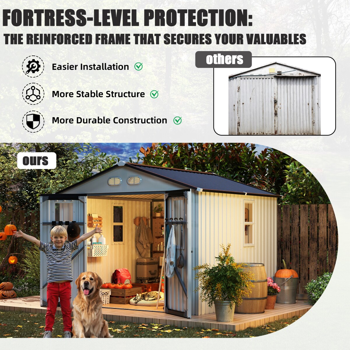 Streamdale Furniture W1598S00037 Metal-Storage-Buildings-Sheds - View #3